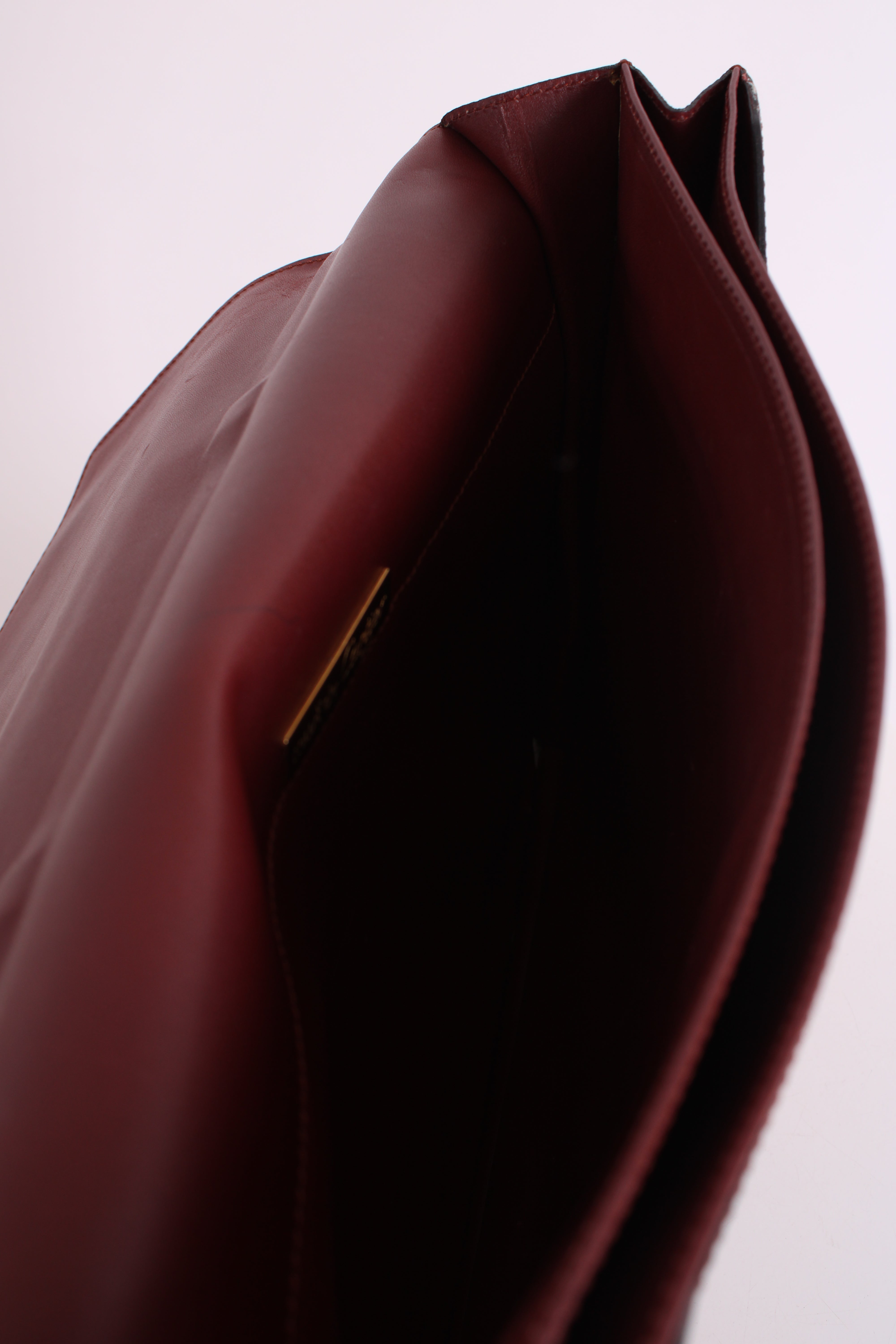 Cartier Must de Briefcase Burgundy