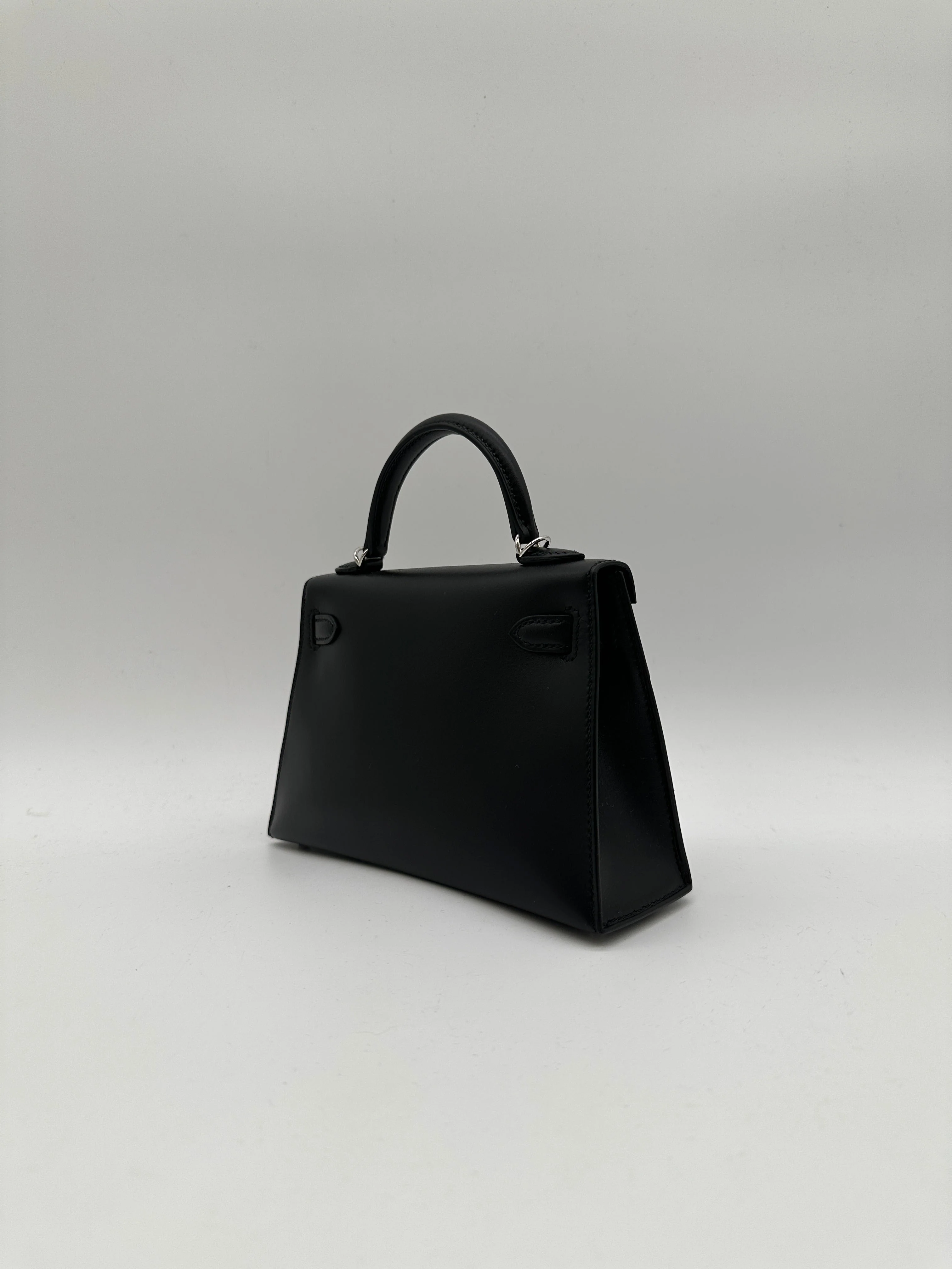Hermès Mini Kelly Pampille Black Palladium Hardware
