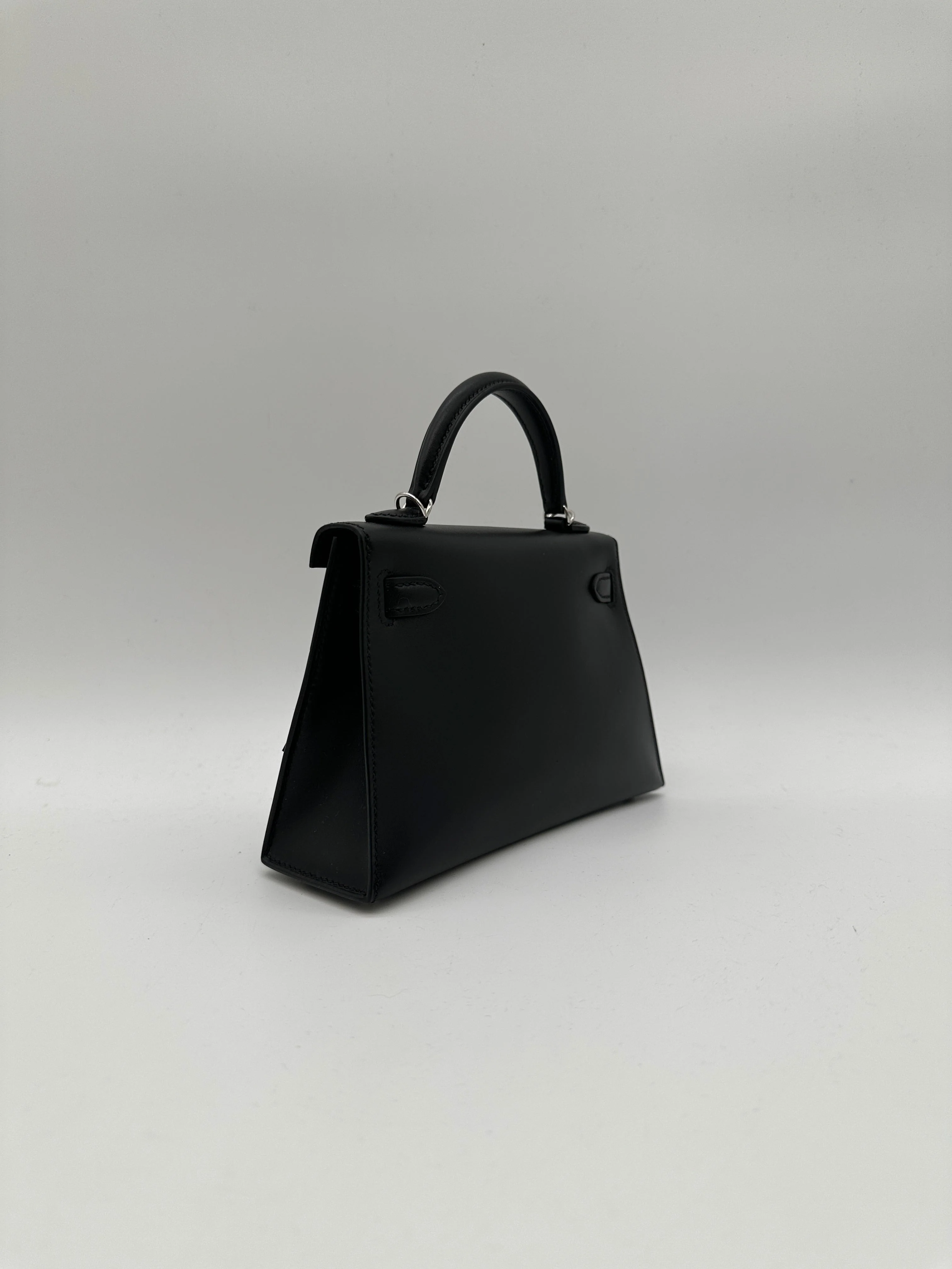 Hermès Mini Kelly Pampille Black Palladium Hardware
