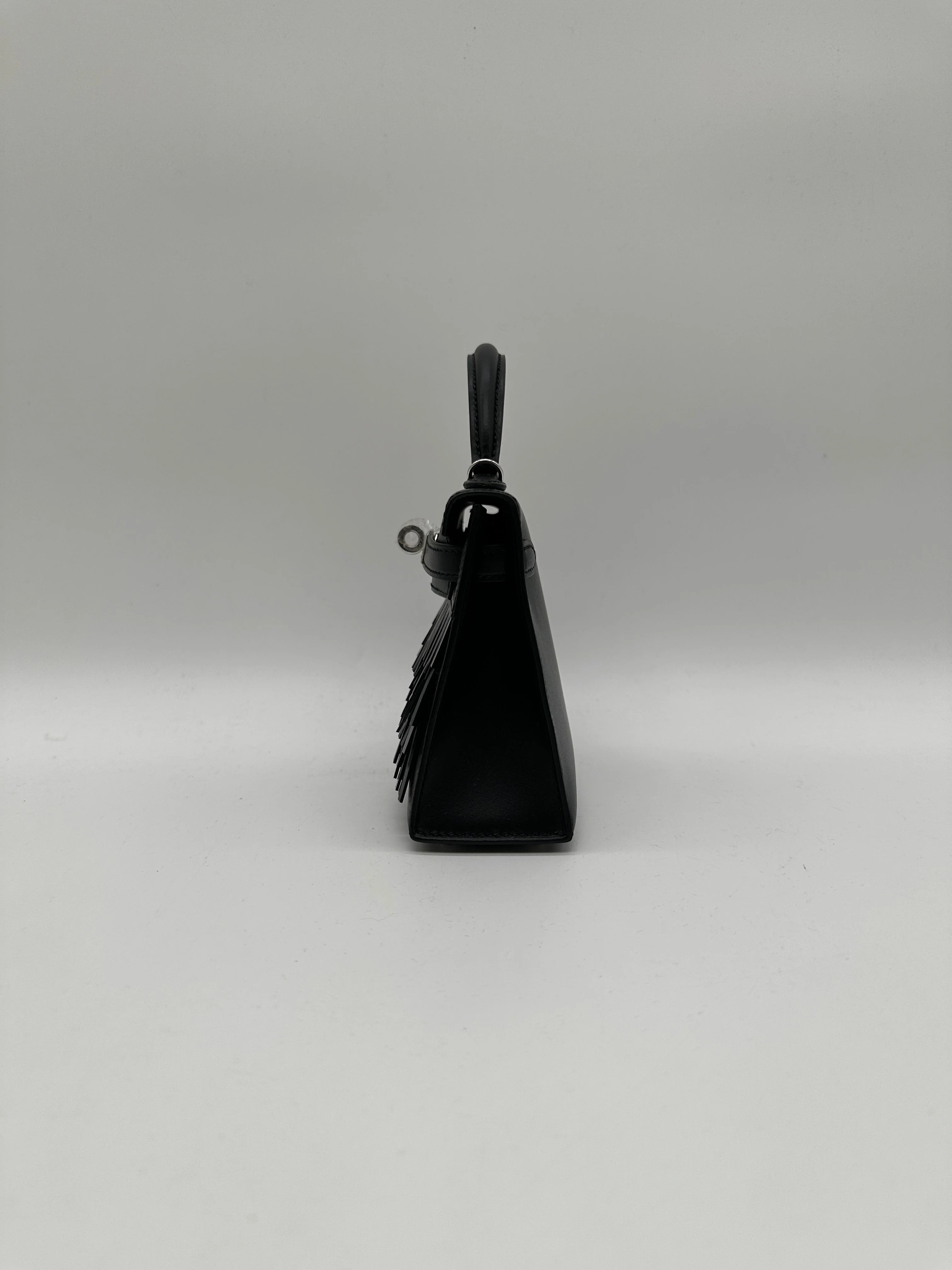 Hermès Mini Kelly Pampille Black Palladium Hardware