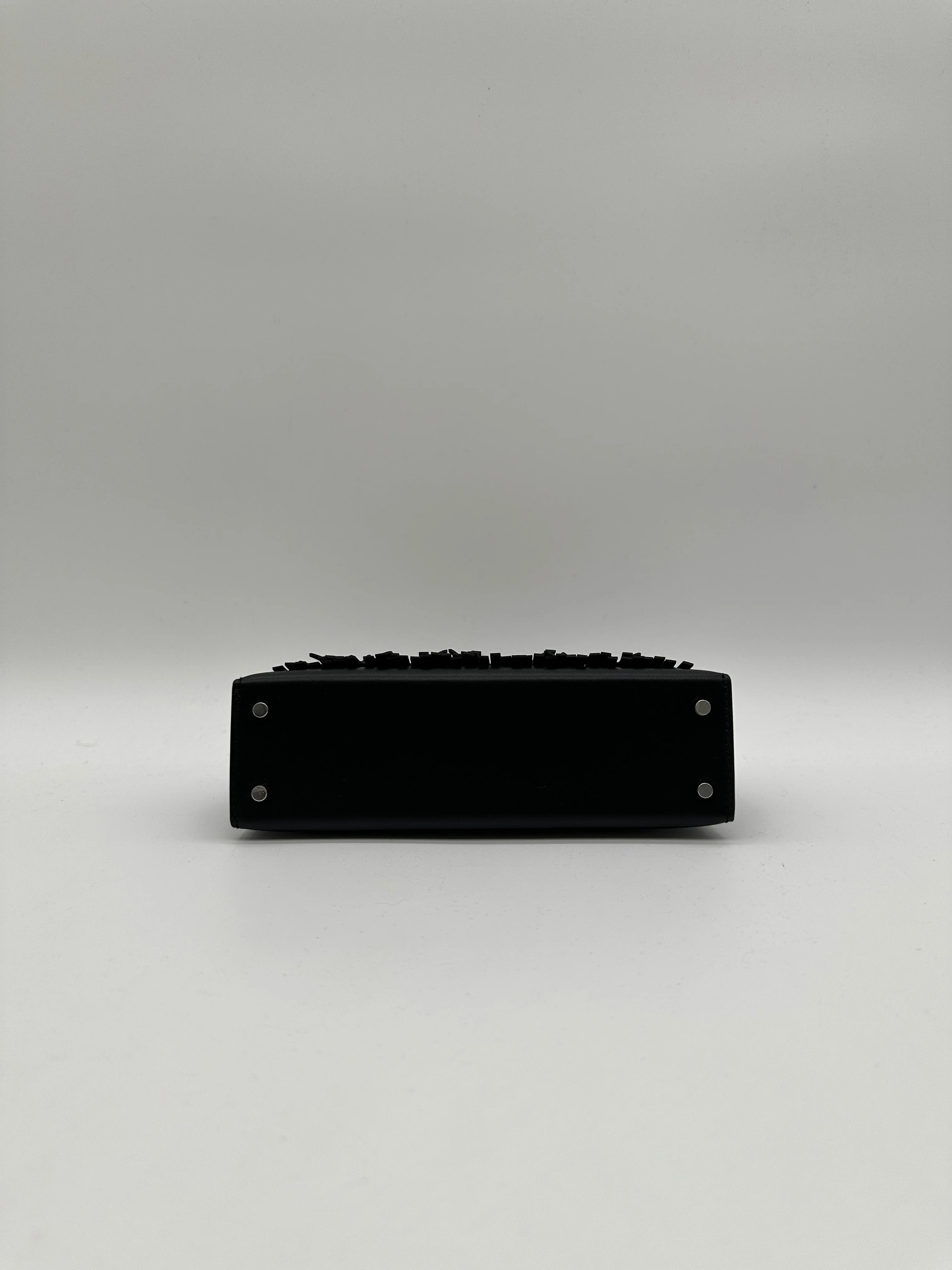 Hermès Mini Kelly Pampille Black Palladium Hardware