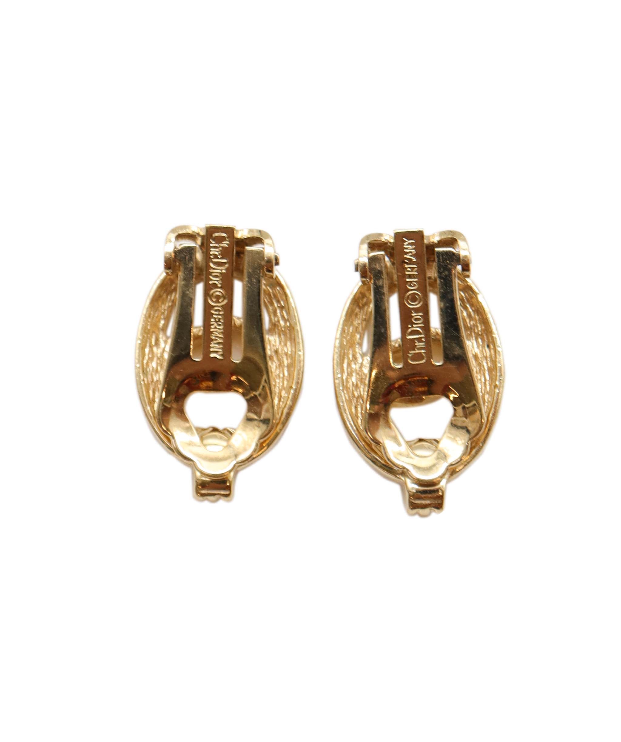 Christian Dior Vintage Clip-On Earrings DXBA0026