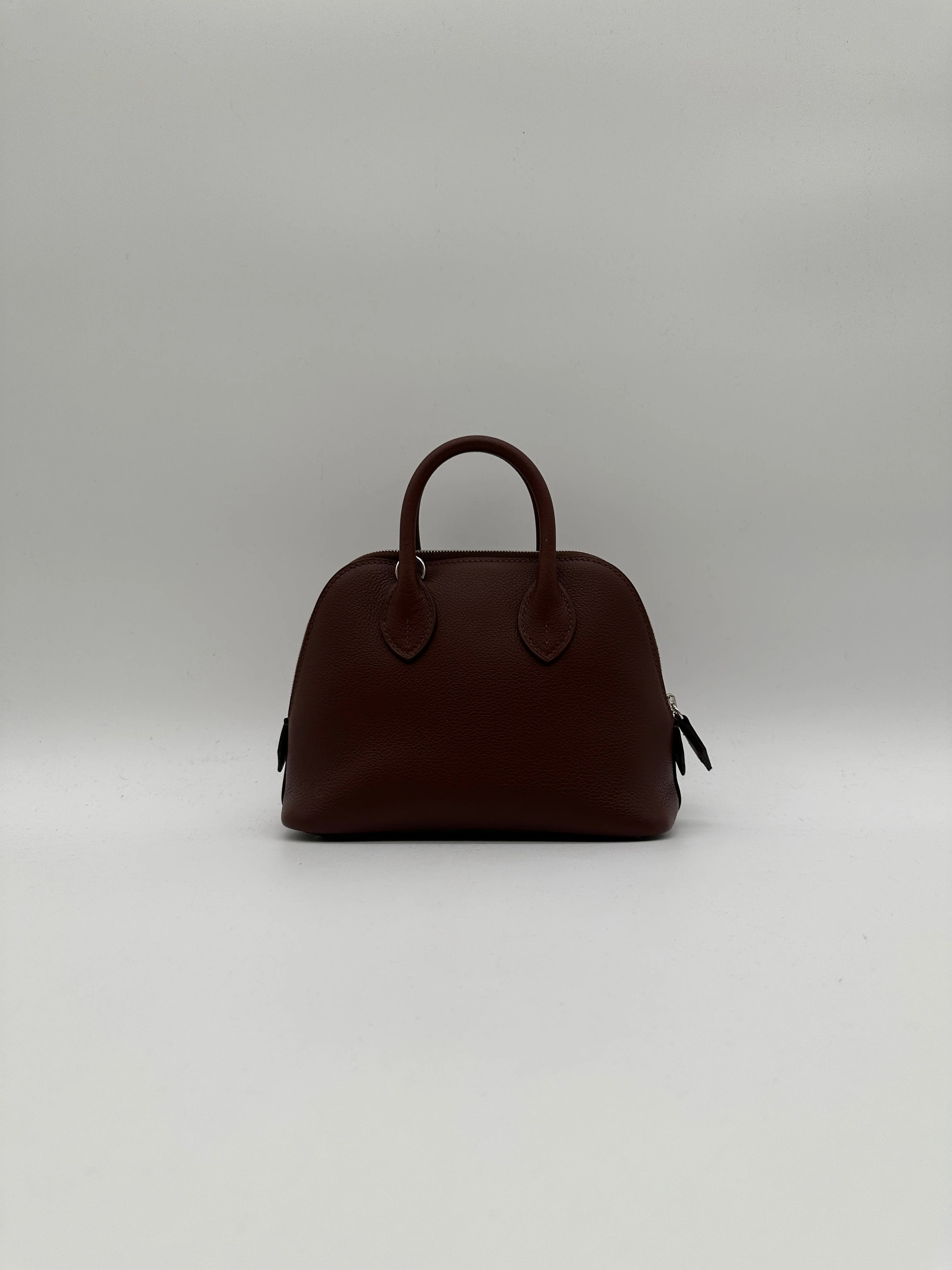 Hermès Mini Bolide Rouge Sellier Chamkila goatskin Palladium Hardware