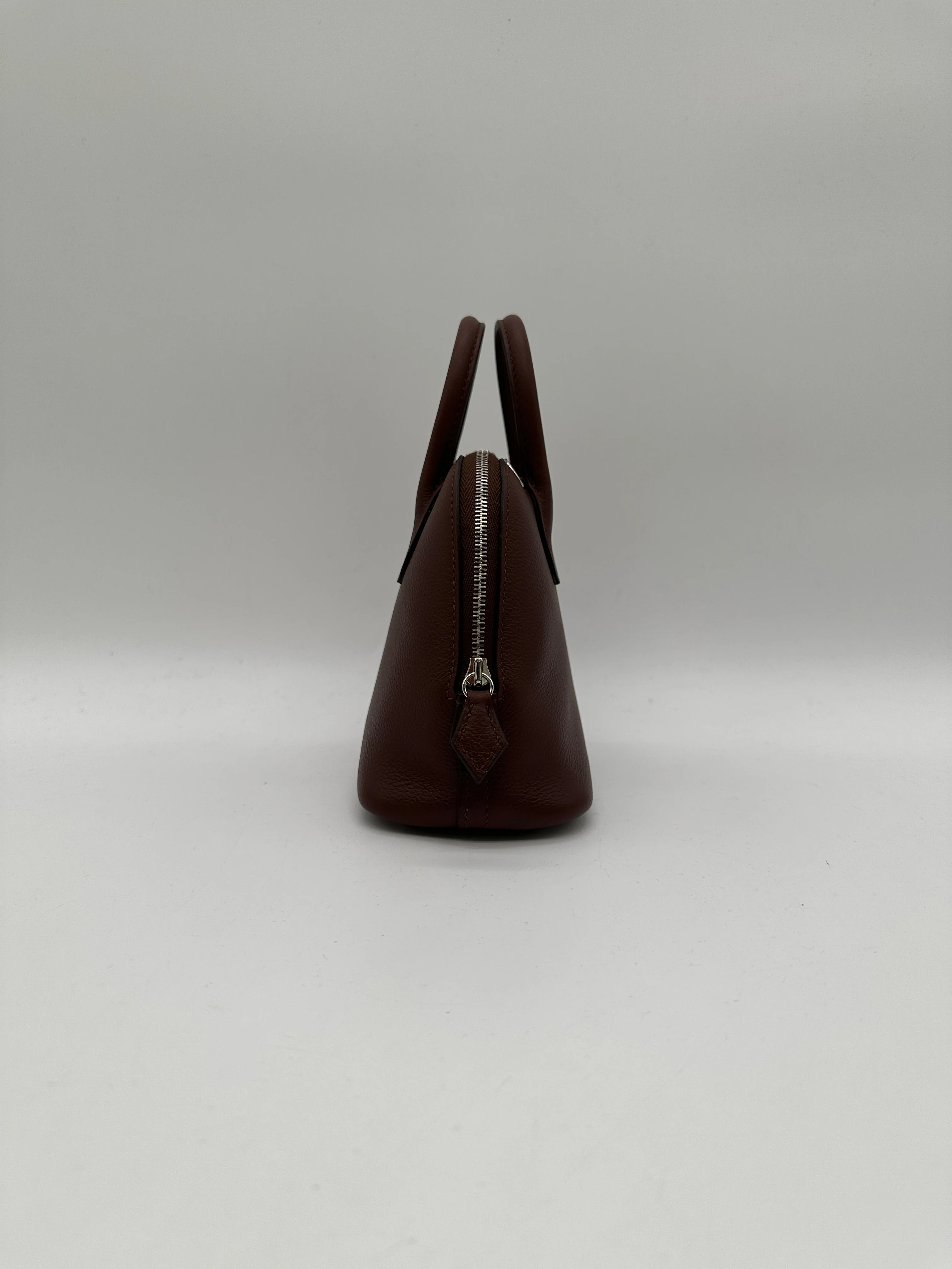 Hermès Mini Bolide Rouge Sellier Chamkila goatskin Palladium Hardware