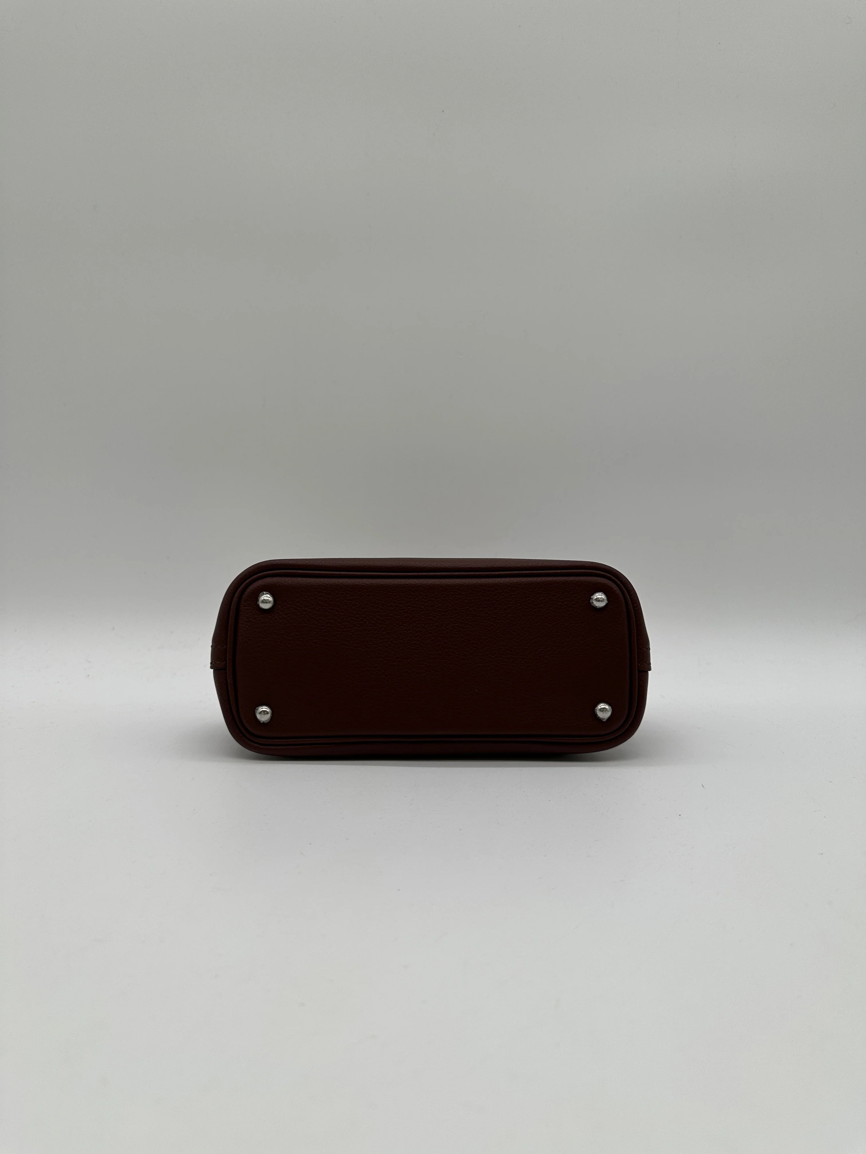 Hermès Mini Bolide Rouge Sellier Chamkila goatskin Palladium Hardware