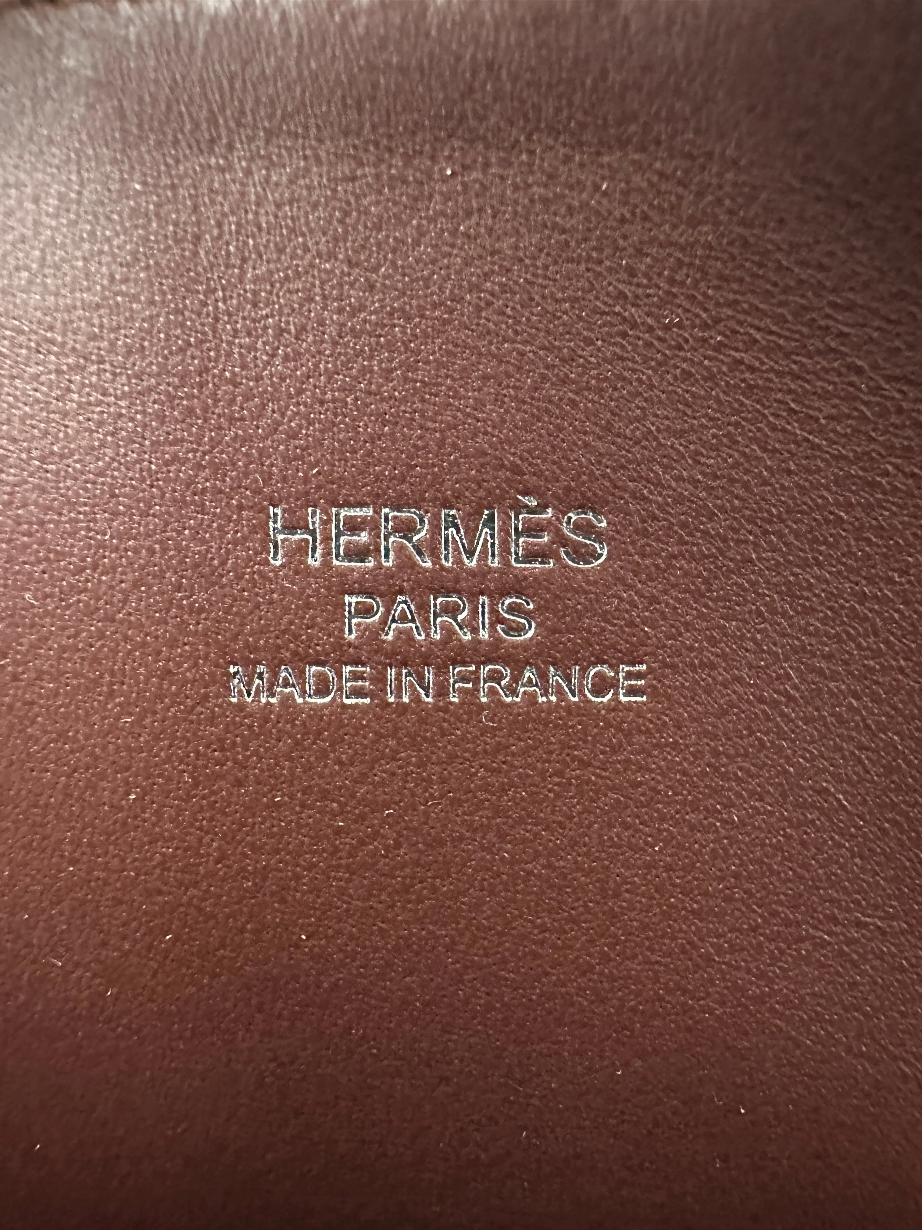 Hermès Mini Bolide Rouge Sellier Chamkila goatskin Palladium Hardware