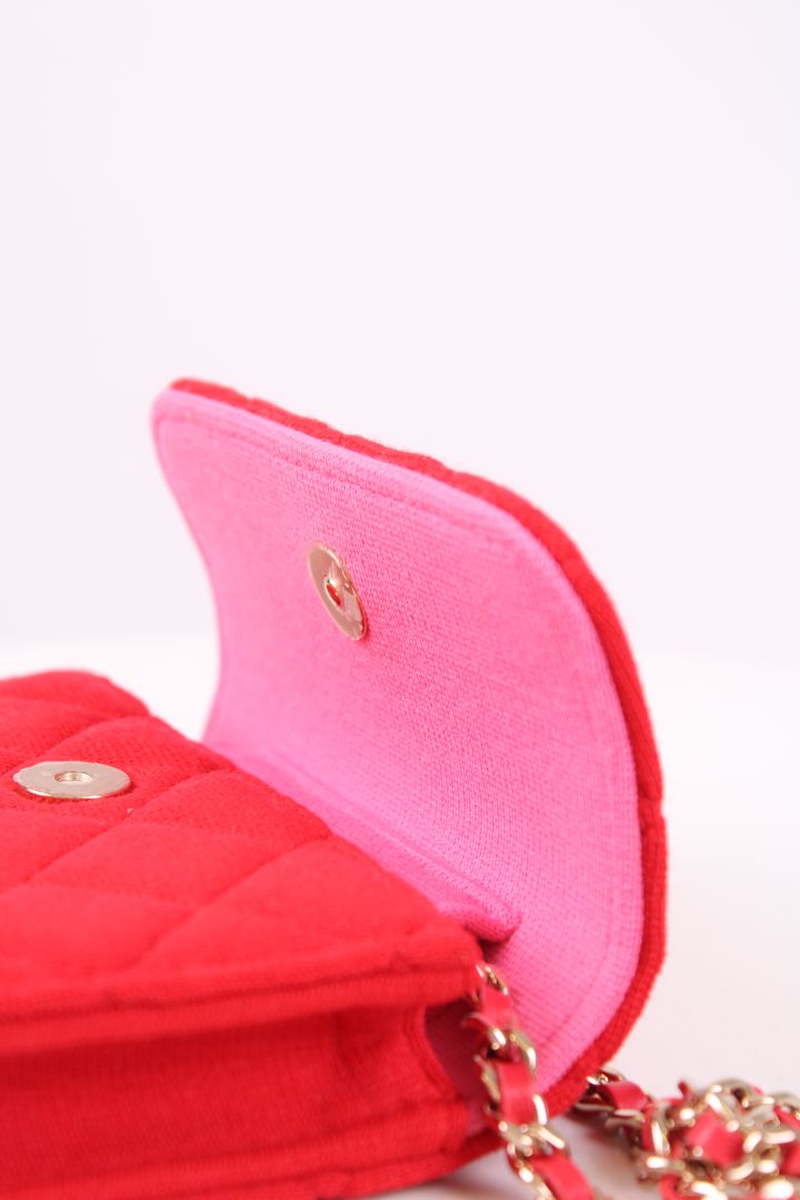 Chanel 2021 Micro Jersey Red/ Pink