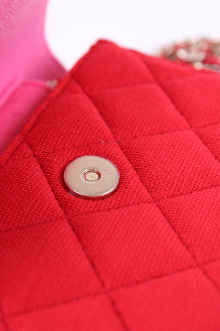 Chanel 2021 Micro Jersey Red/ Pink