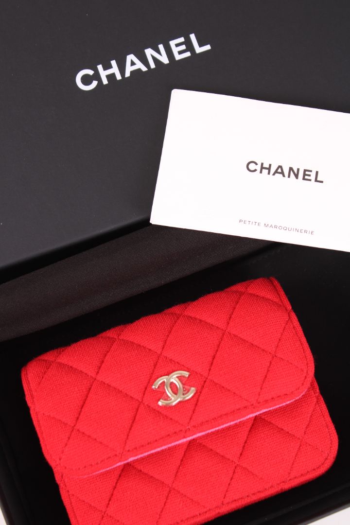 Chanel 2021 Micro Jersey Red/ Pink