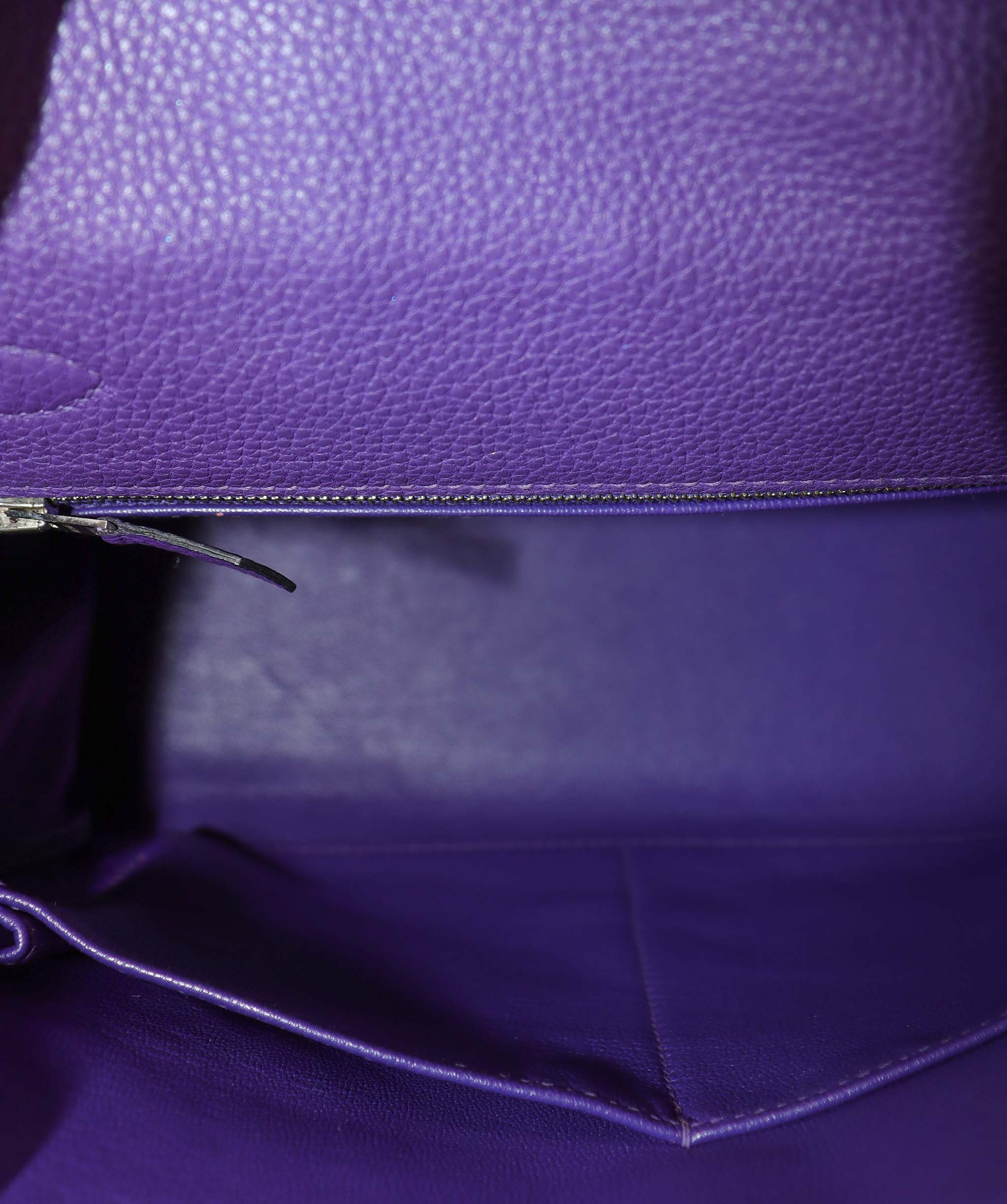 Hermes kelly 28 ultraviolet PHW