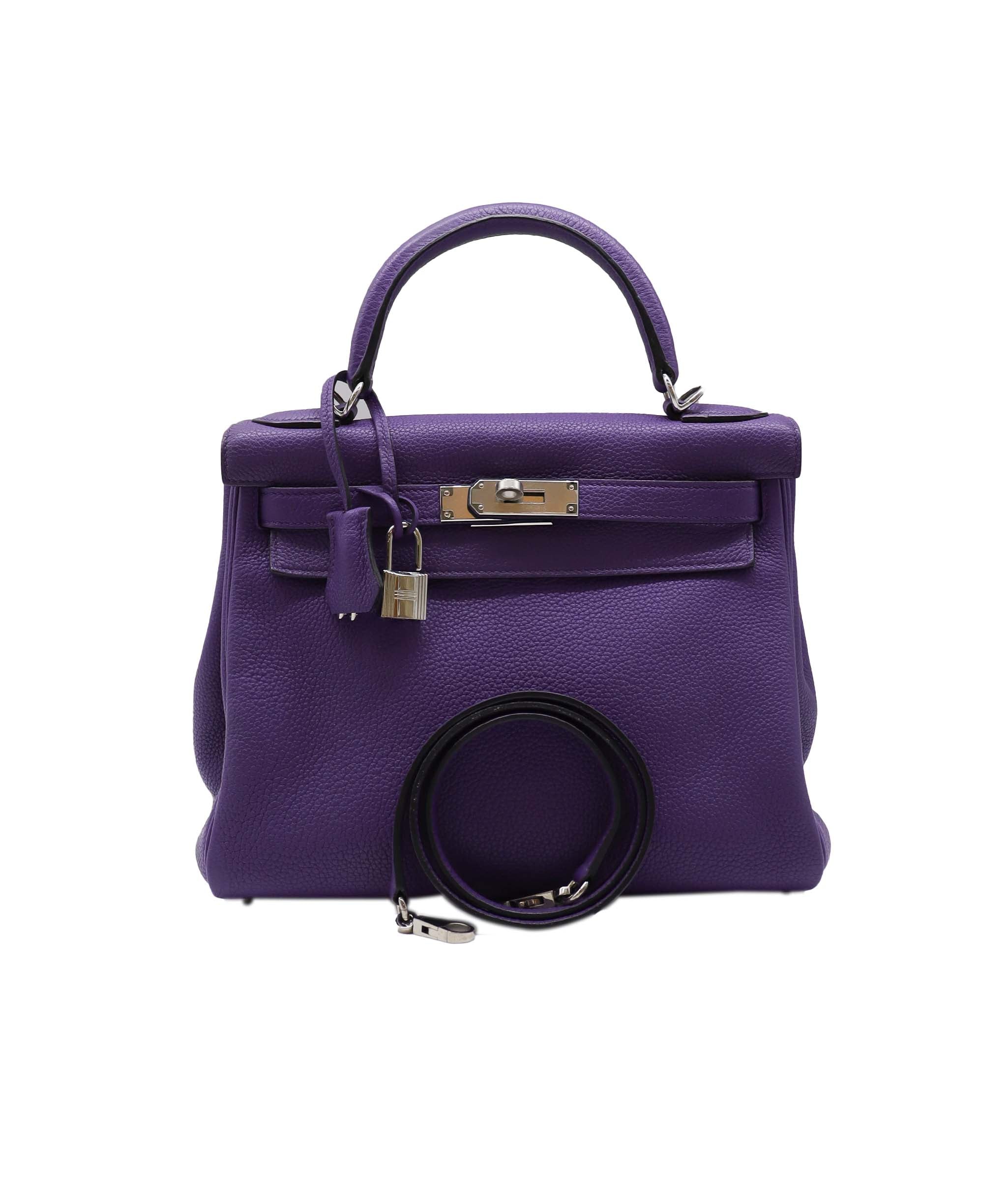 Hermes kelly 28 ultraviolet PHW