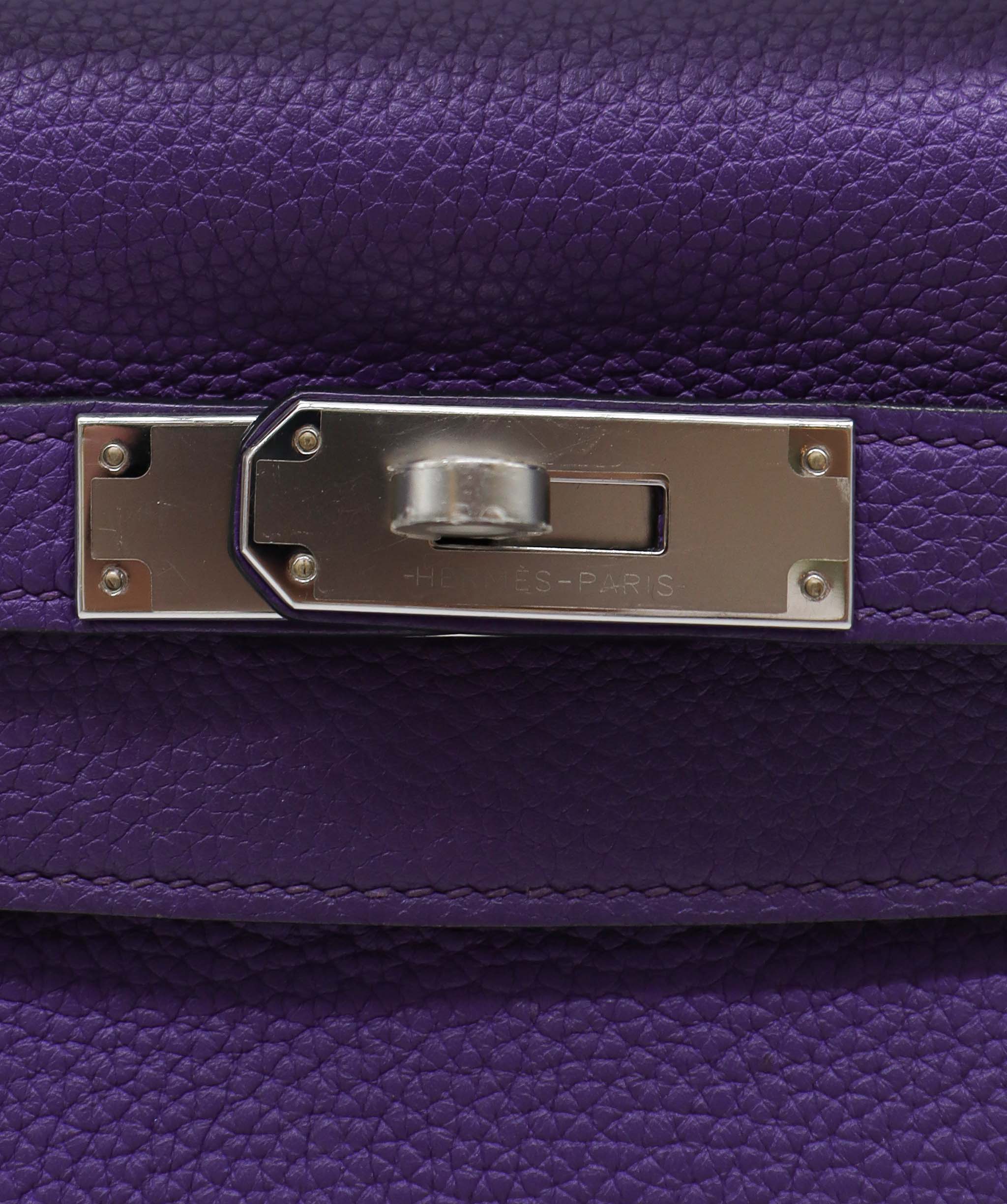 Hermes kelly 28 ultraviolet PHW