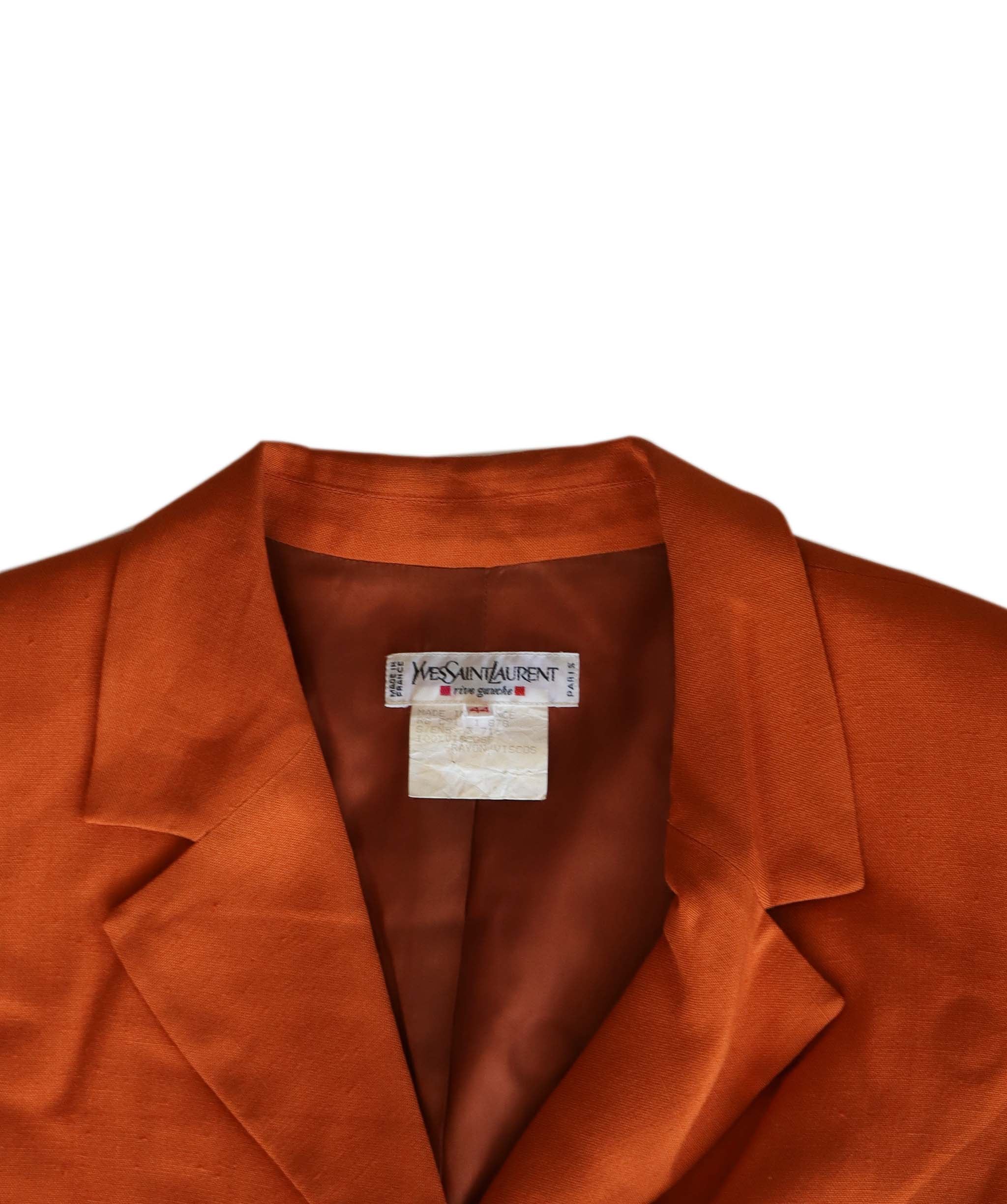 Yves Saint Laurent Orange Jacket - AGC1815