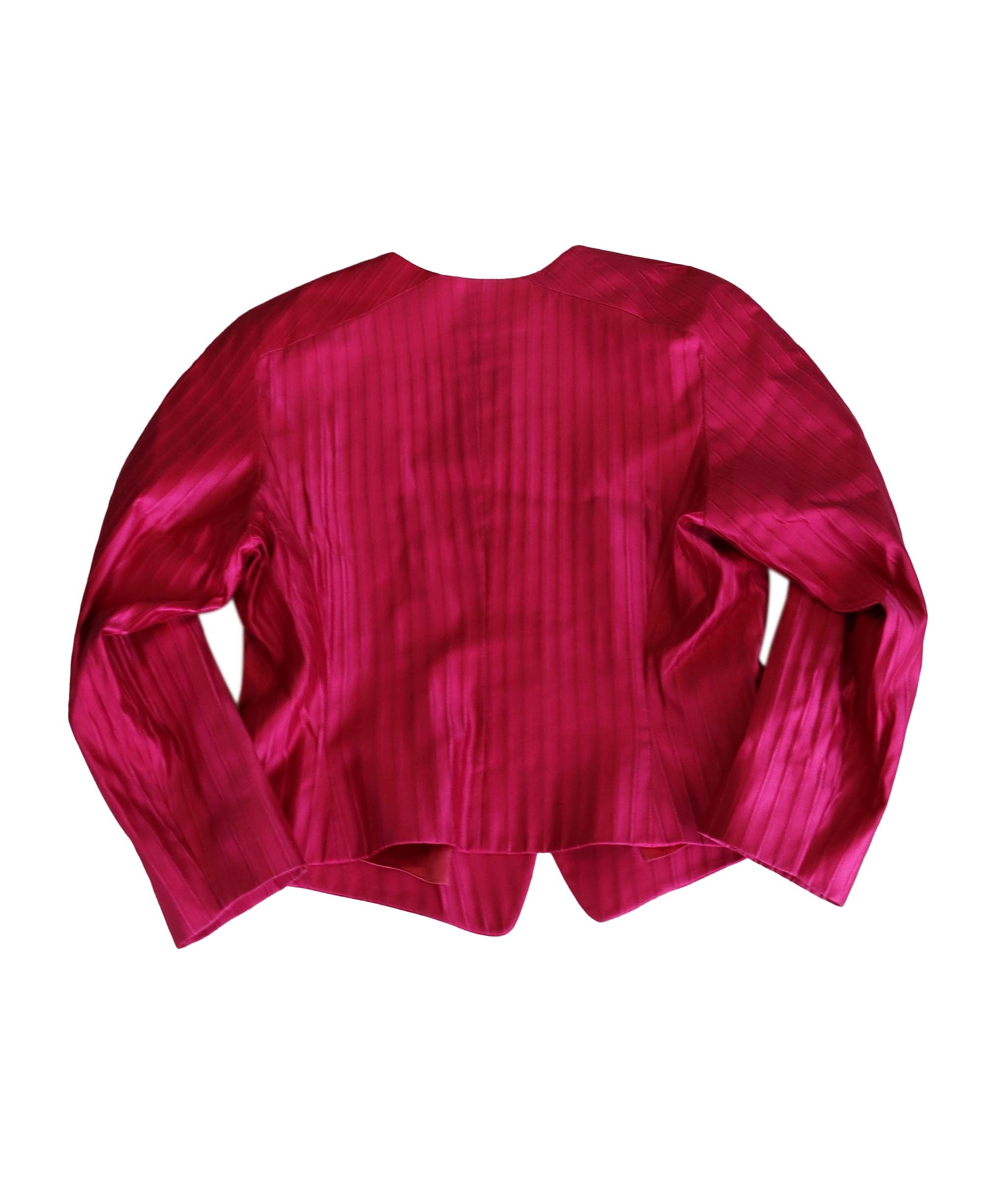 Yves Saint Laurent striped pink jacket AGC1819