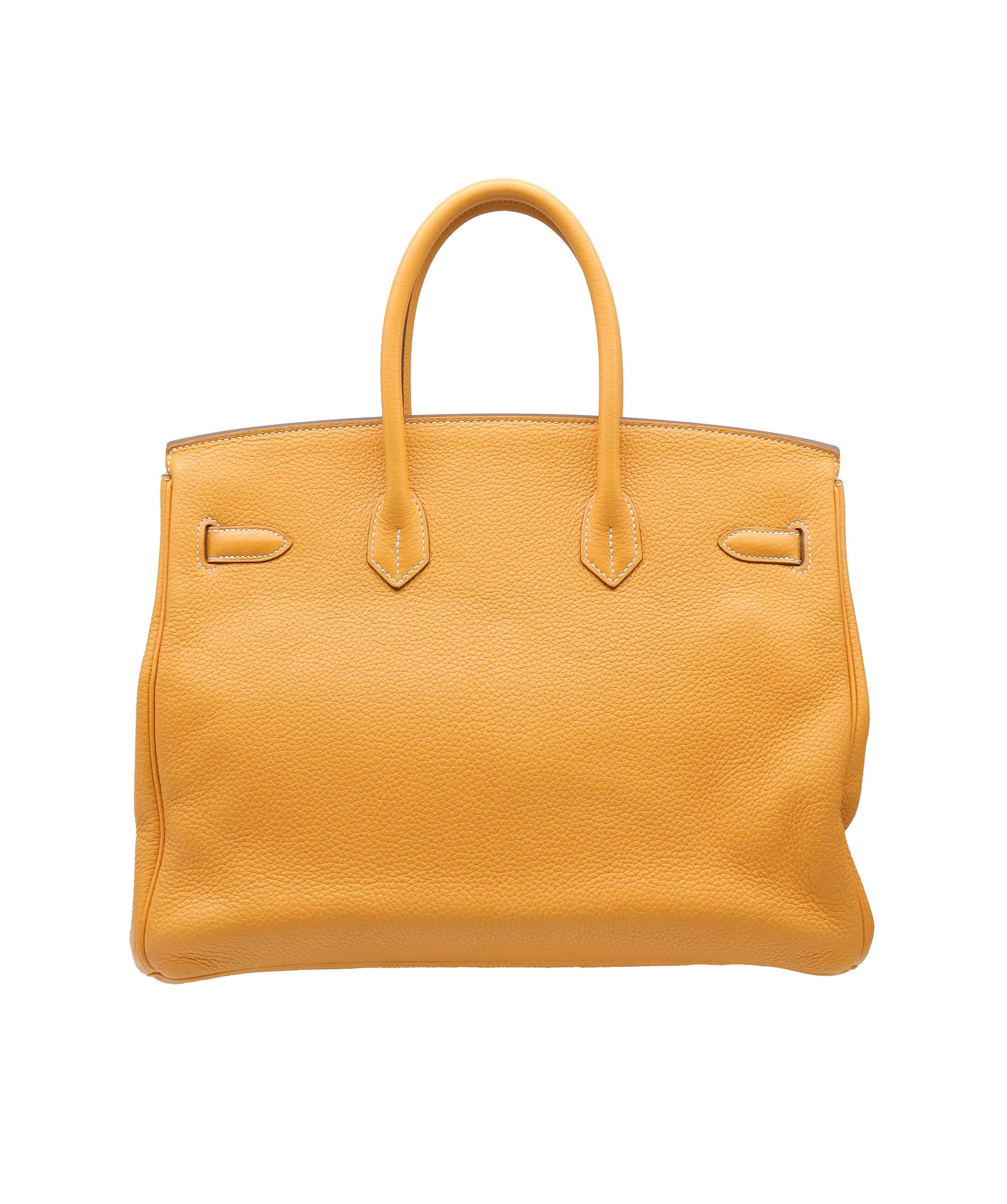 Hermes Birkin 35 Yellow Clemence GHW ALC1976