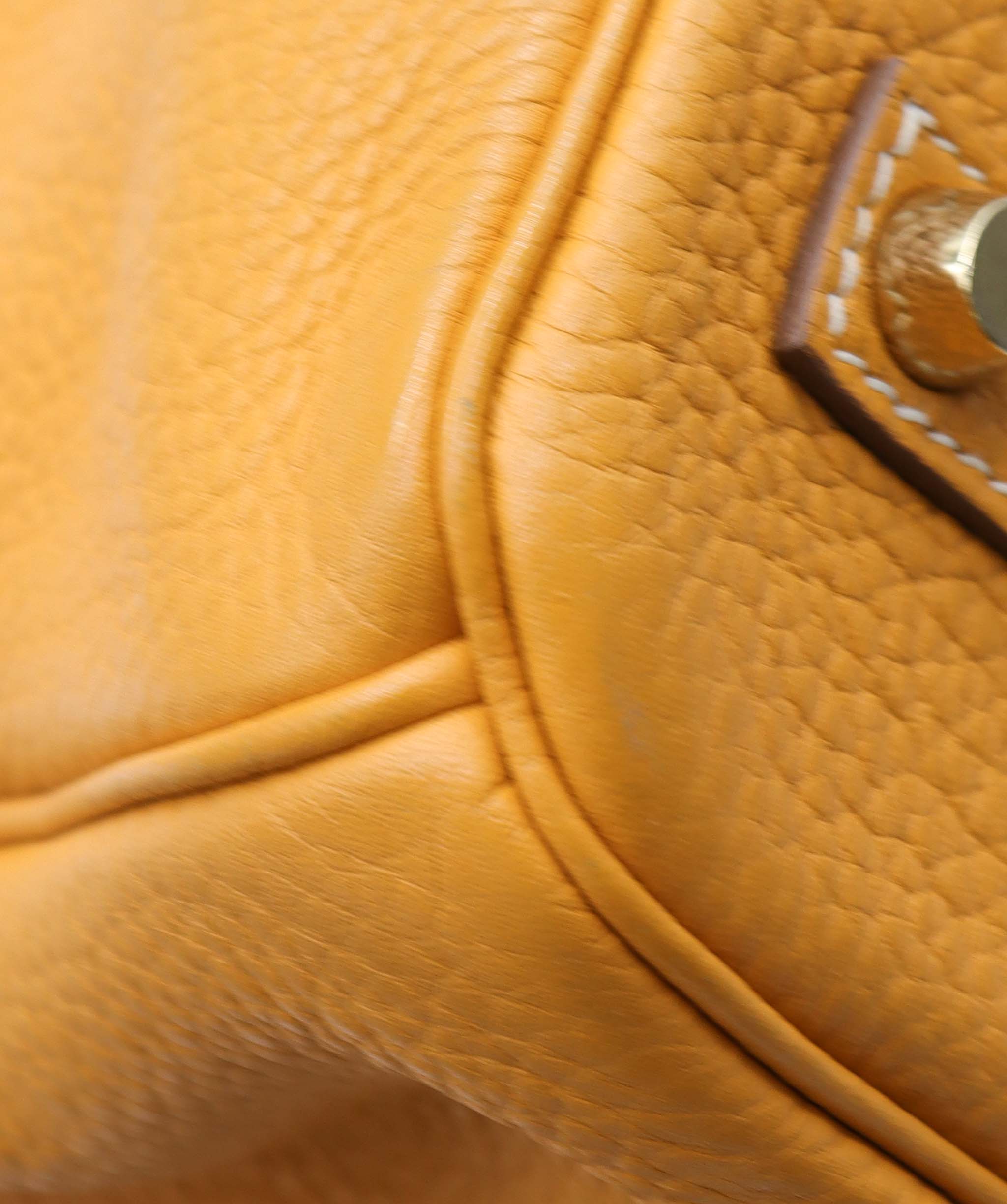 Hermes Birkin 35 Yellow Clemence GHW ALC1976