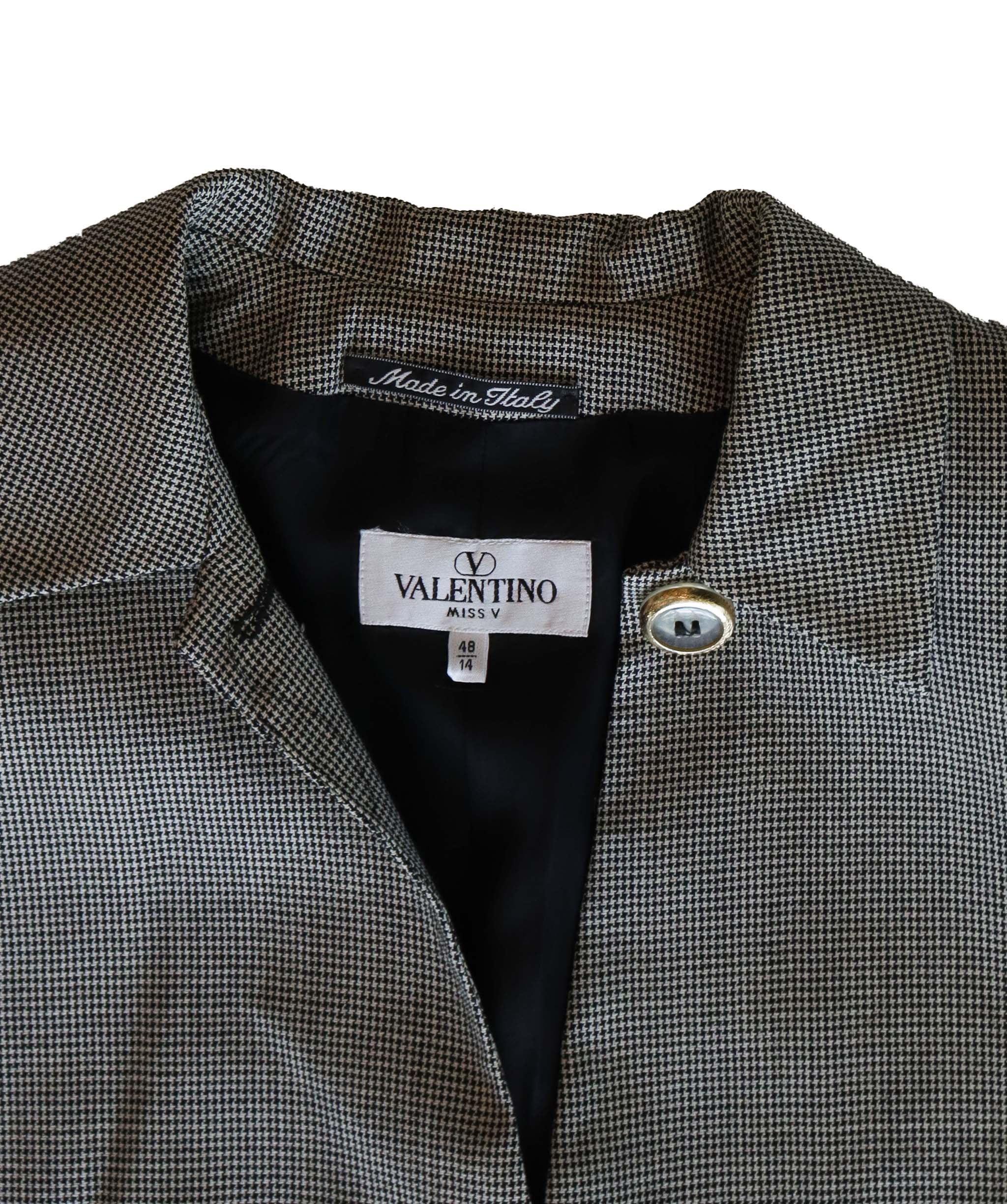 Valentino light houndtooth jacket AGC1885