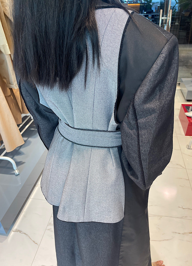 DOUBLE LAYERED BLAZER COAT (عباية) “MASHA”