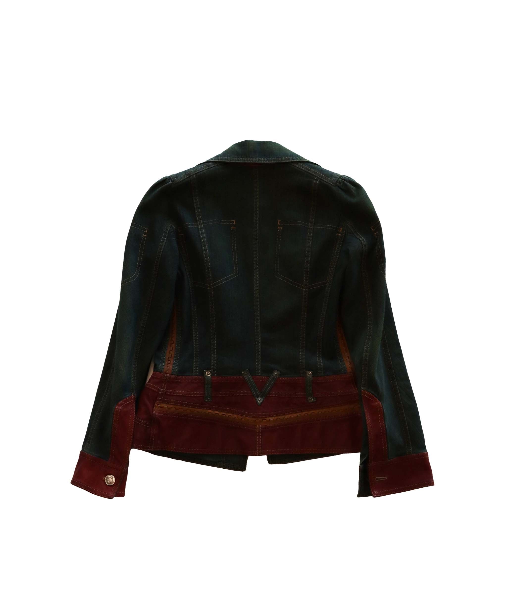 Christian Dior galliano jean and leather jacket AGC1861