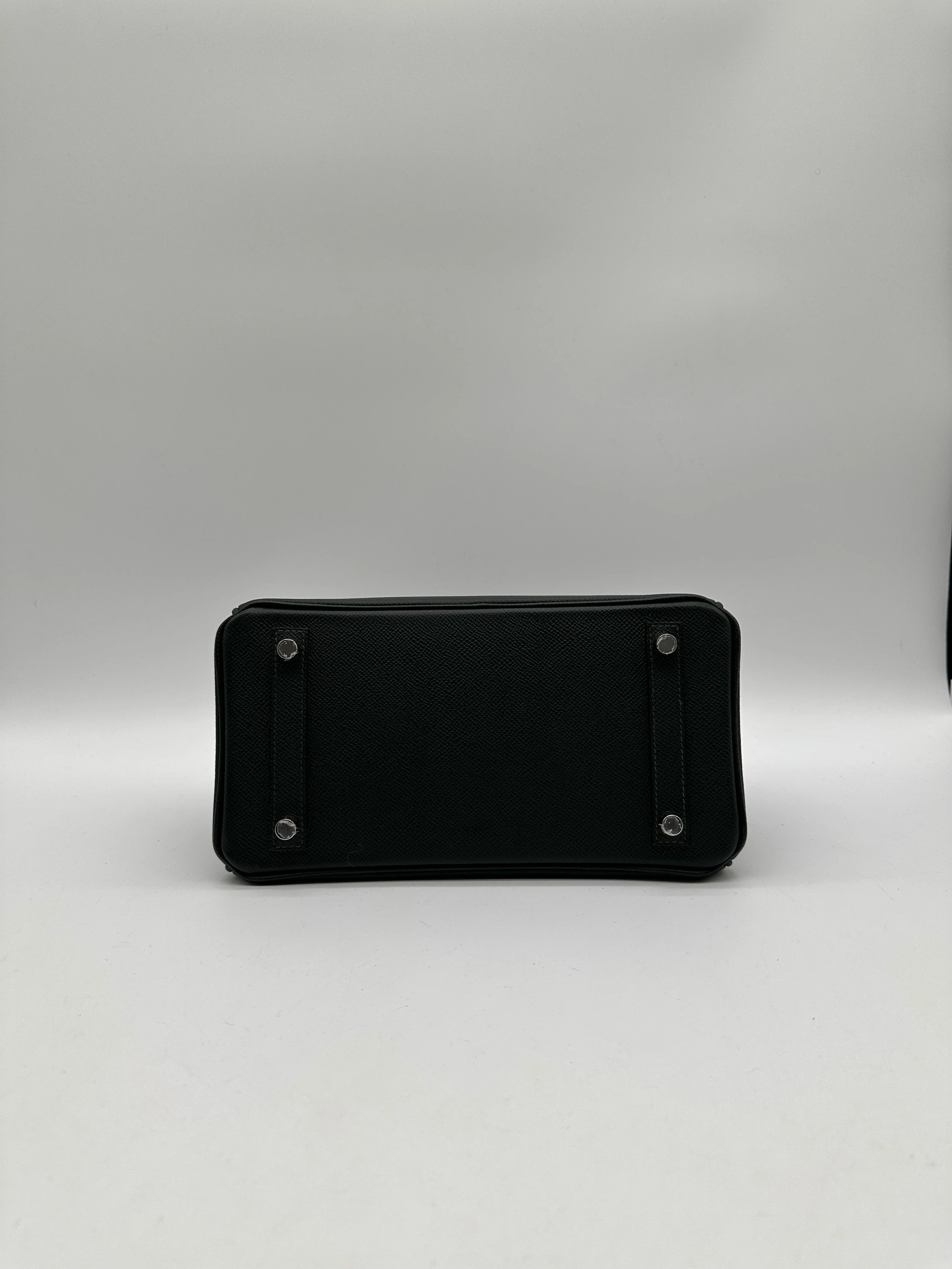 Hermès Birkin 25 Tricolor Vert Fonce / Vert Peppermint / Ardoise Epsom Palladium Hardware