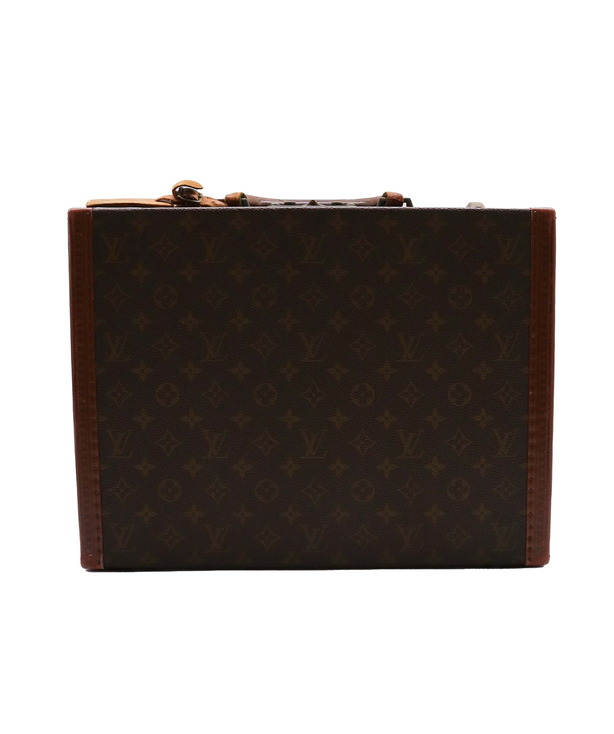 LOUIS VUITTON Monogram President Attache Case Vintage LV Auth 22458A DXBV0054