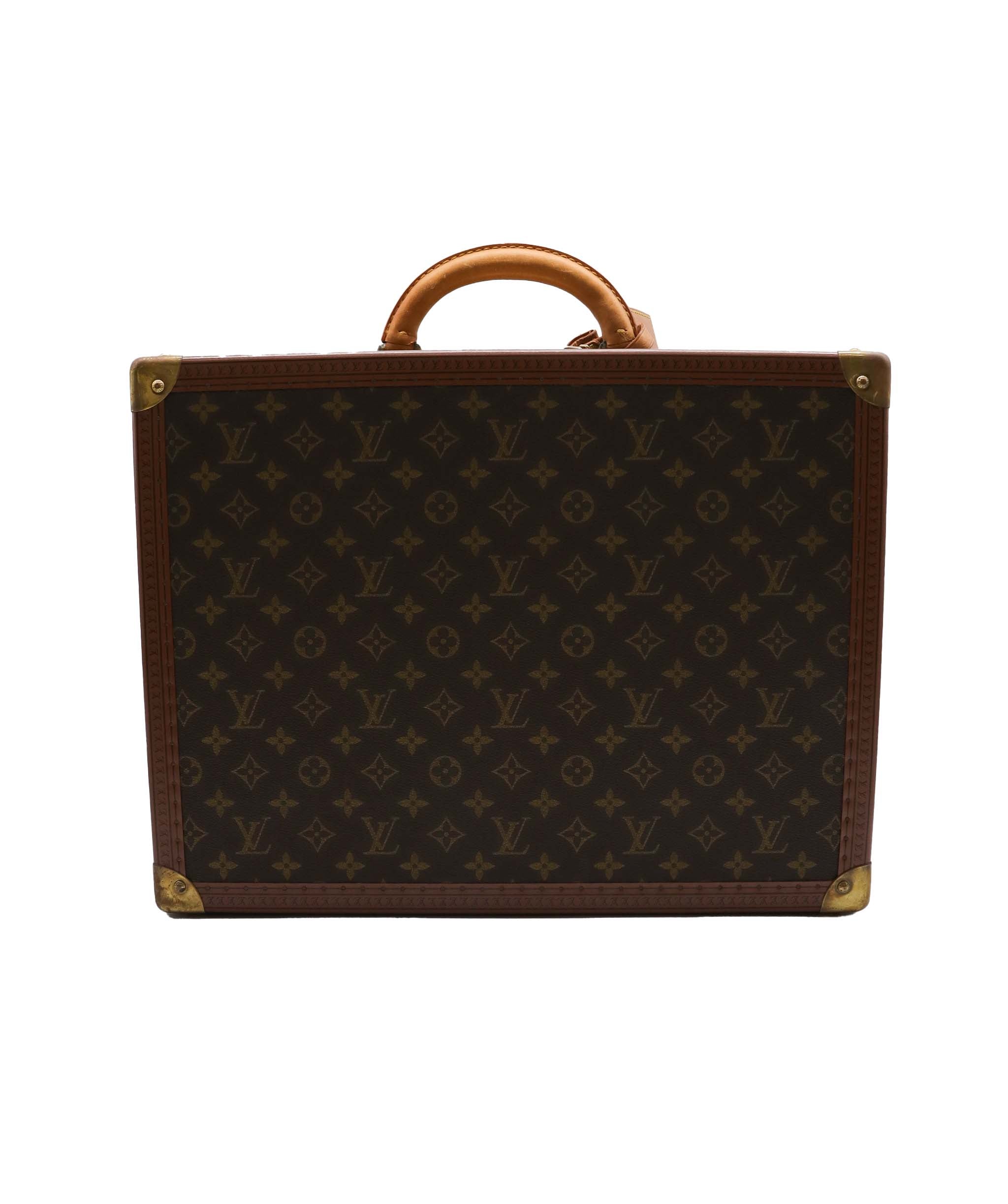 LOUIS VUITTON Monogram Cotteville 45 Trunk Vintage M21422 LV Auth 27655A DXBV0058