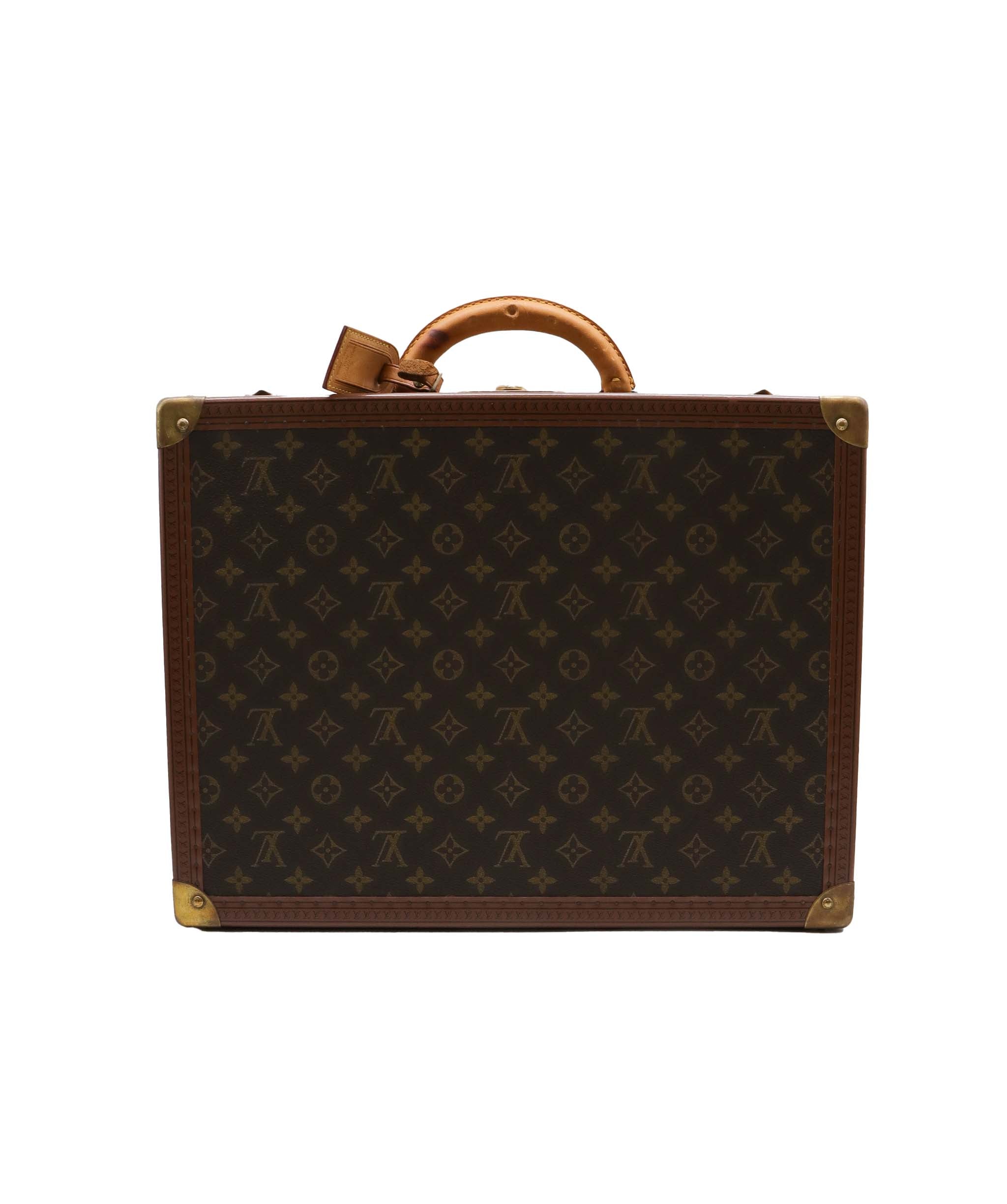 LOUIS VUITTON Monogram Cotteville 45 Trunk Vintage M21422 LV Auth 27655A DXBV0058