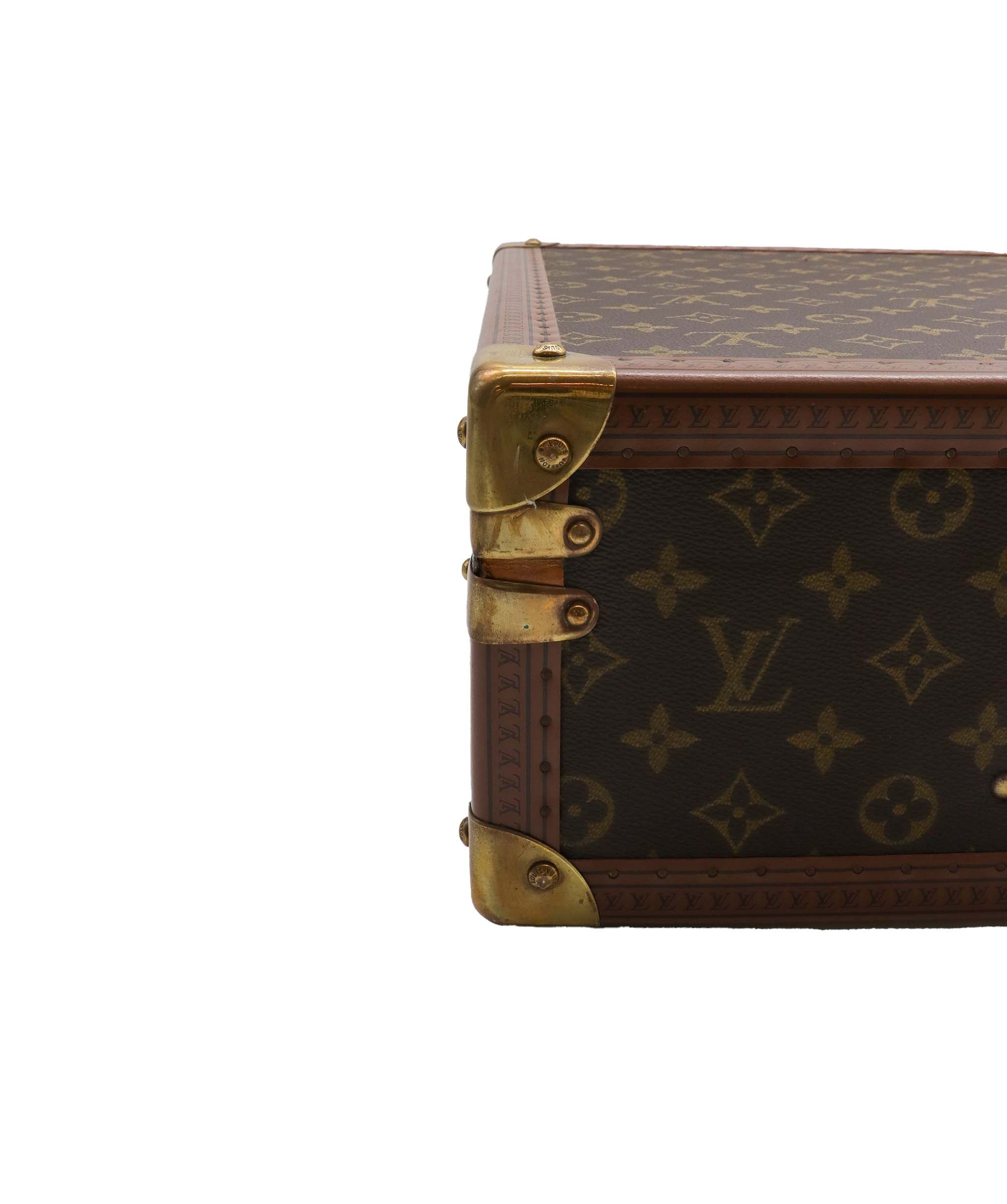 LOUIS VUITTON Monogram Cotteville 45 Trunk Vintage M21422 LV Auth 27655A DXBV0058