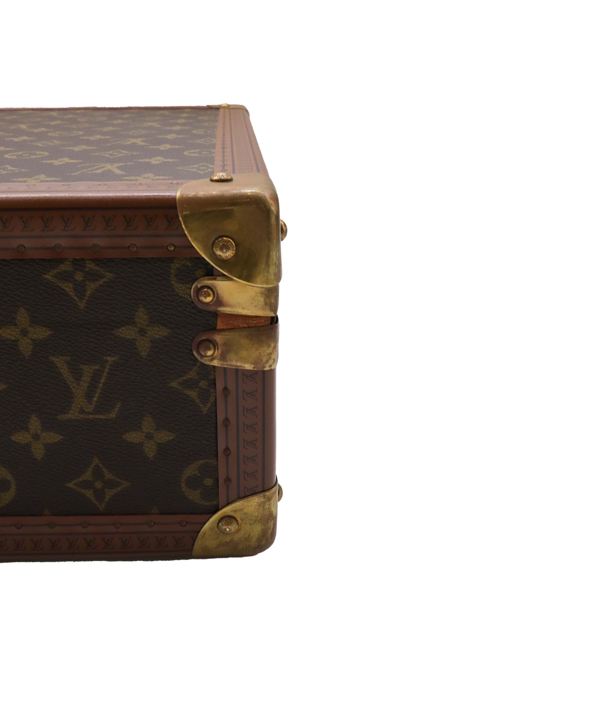 LOUIS VUITTON Monogram Cotteville 45 Trunk Vintage M21422 LV Auth 27655A DXBV0058