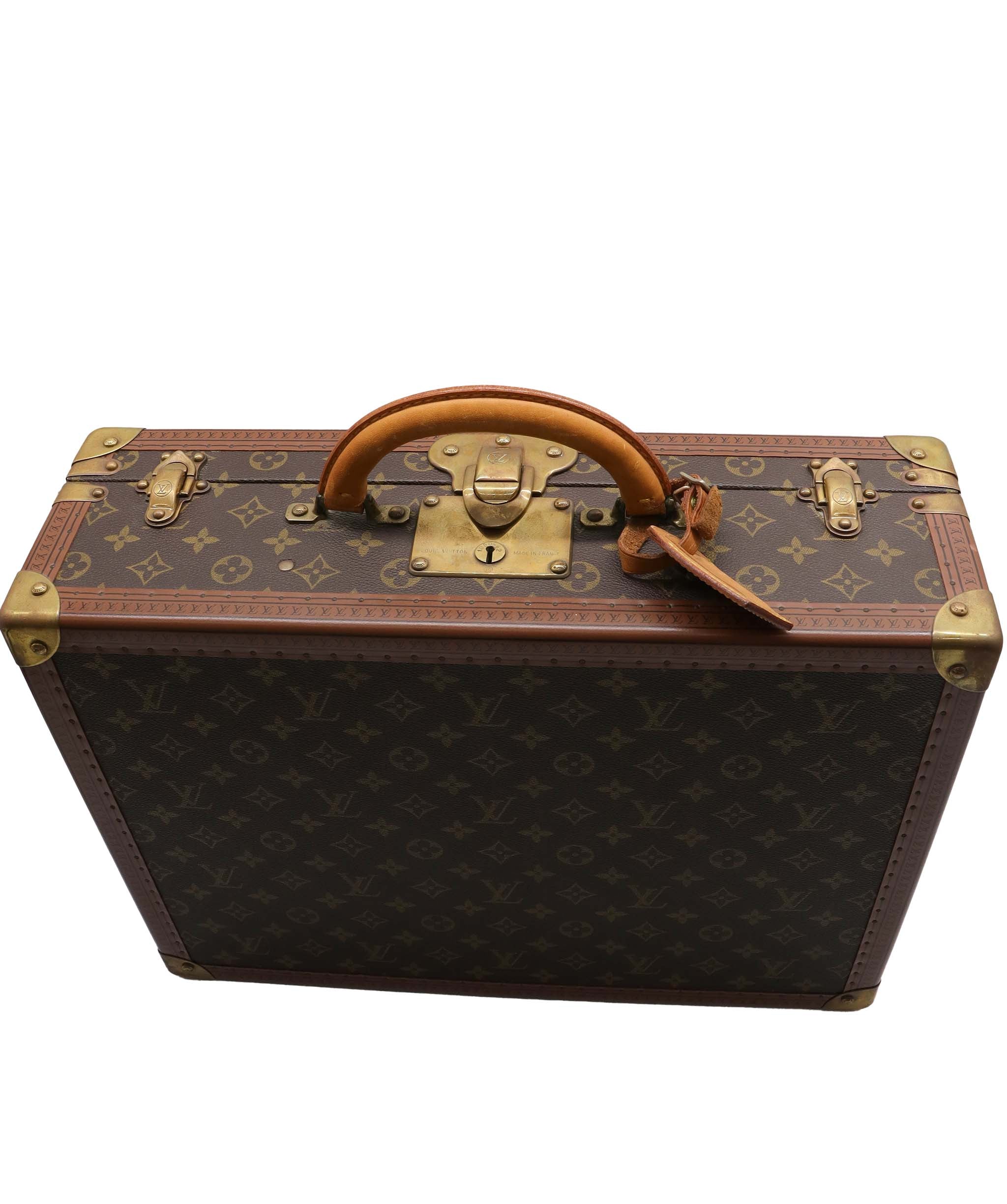 LOUIS VUITTON Monogram Cotteville 45 Trunk Vintage M21422 LV Auth 27655A DXBV0058