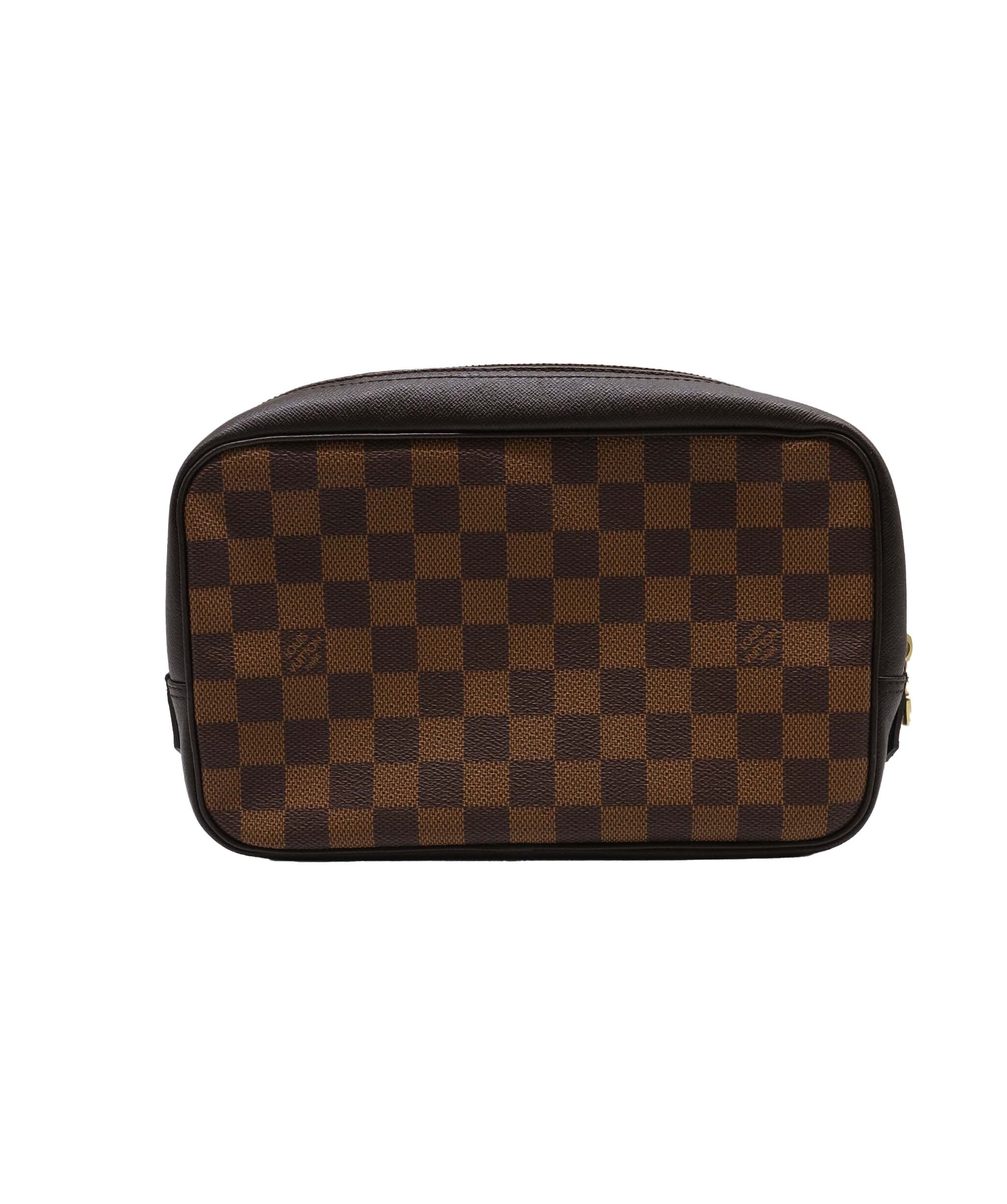 LOUIS VUITTON Damier Ebene Trousse Toilette Clutch Bag N47623 LV Auth am6104A DXBV0043