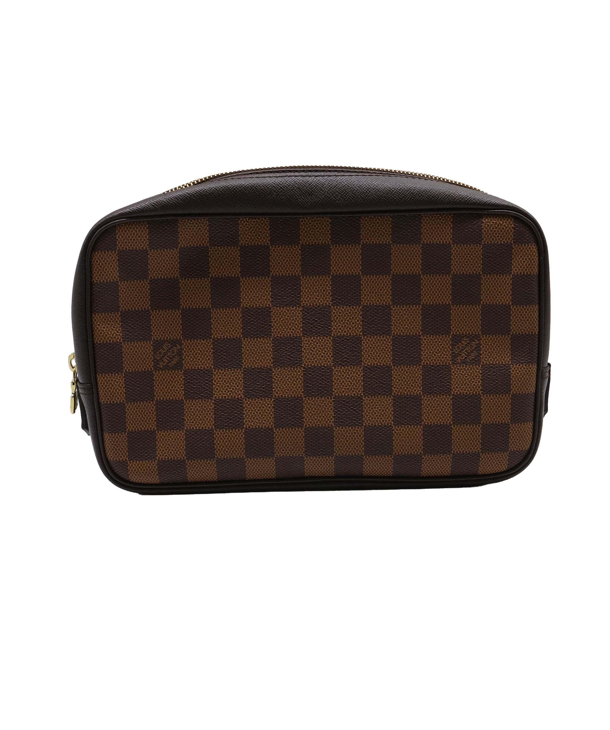 LOUIS VUITTON Damier Ebene Trousse Toilette Clutch Bag N47623 LV Auth am6104A DXBV0043