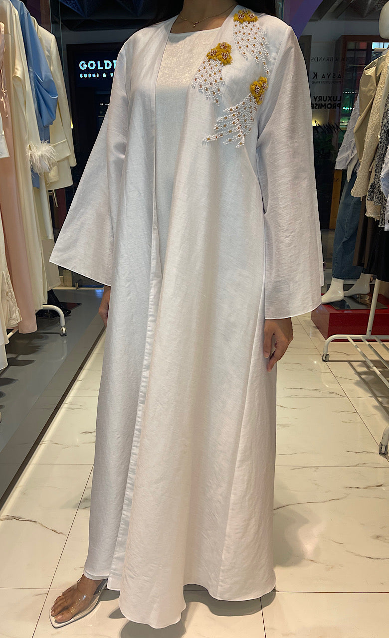 OPEN FRONT EVENING ABAYA (عباية) “VEGA”