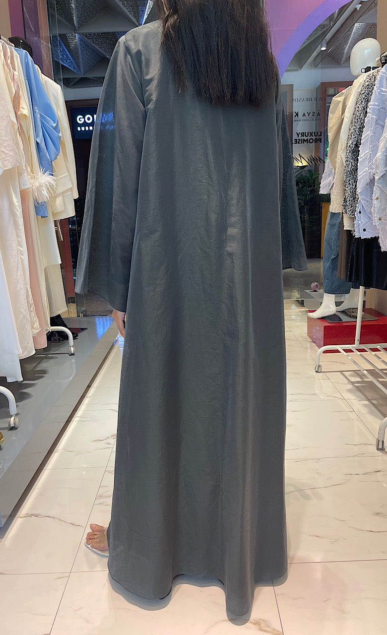 OPEN FRONT EVENING ABAYA (عباية) “VEGA”