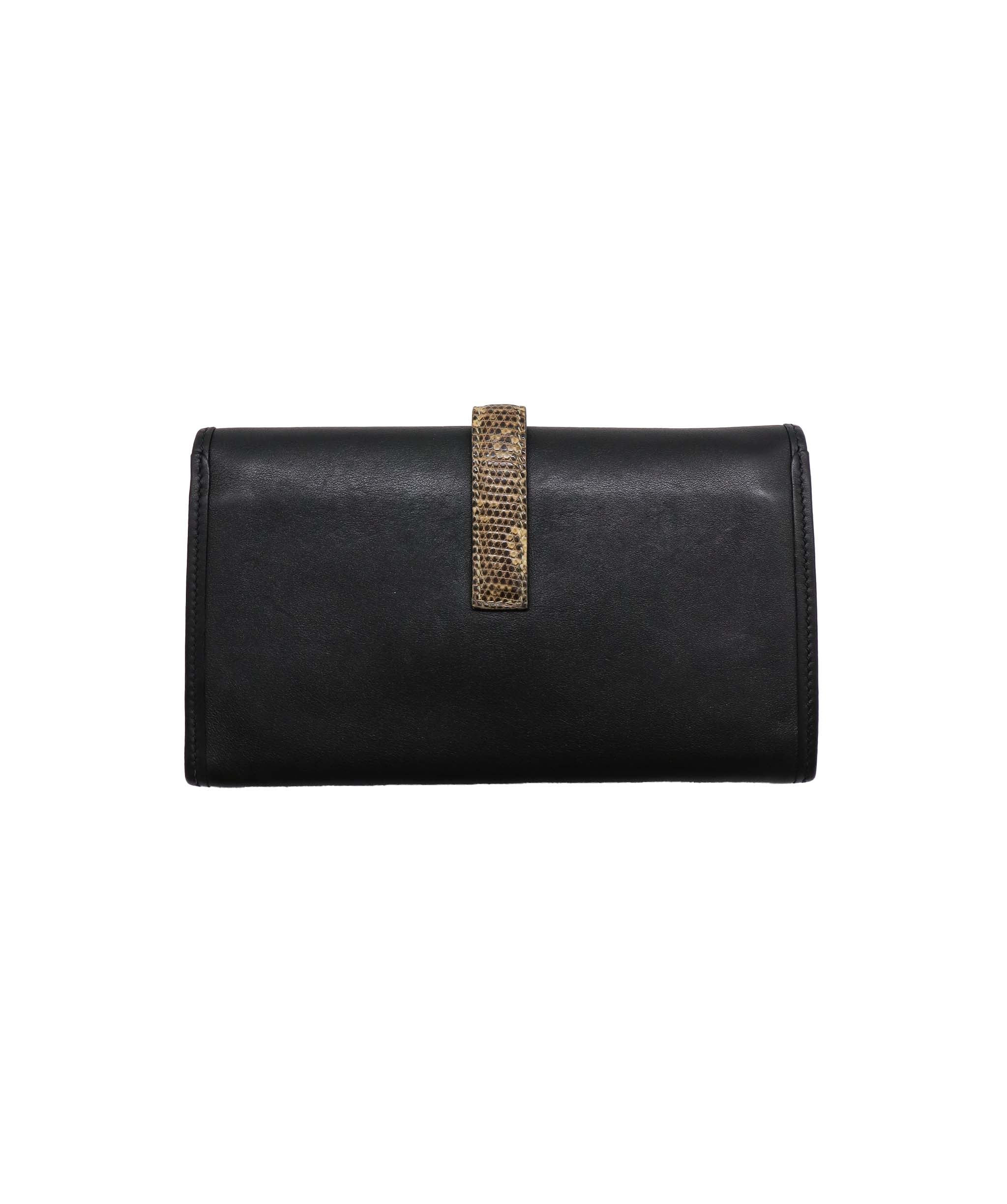 HERMES Jige Elan Clutch Bag  Leather - DXBS1342