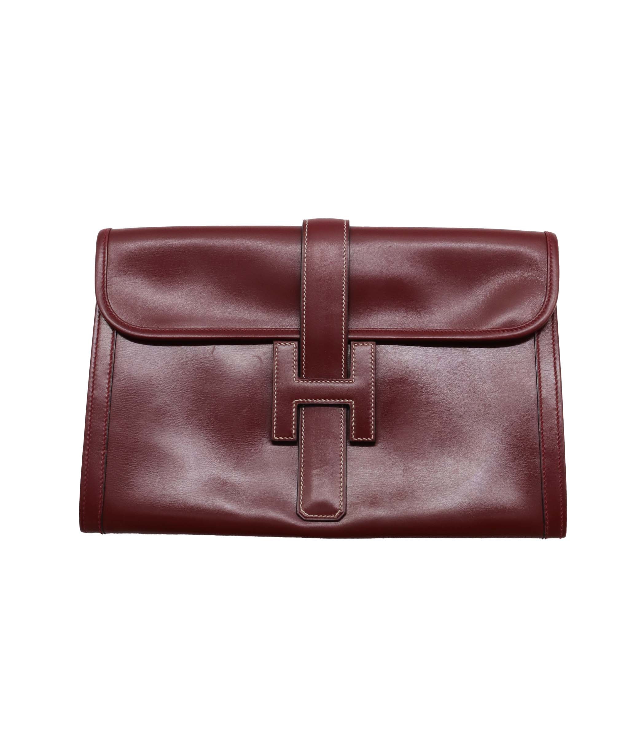 Hermes Jige Rouge H Box Calf - DXBS1293