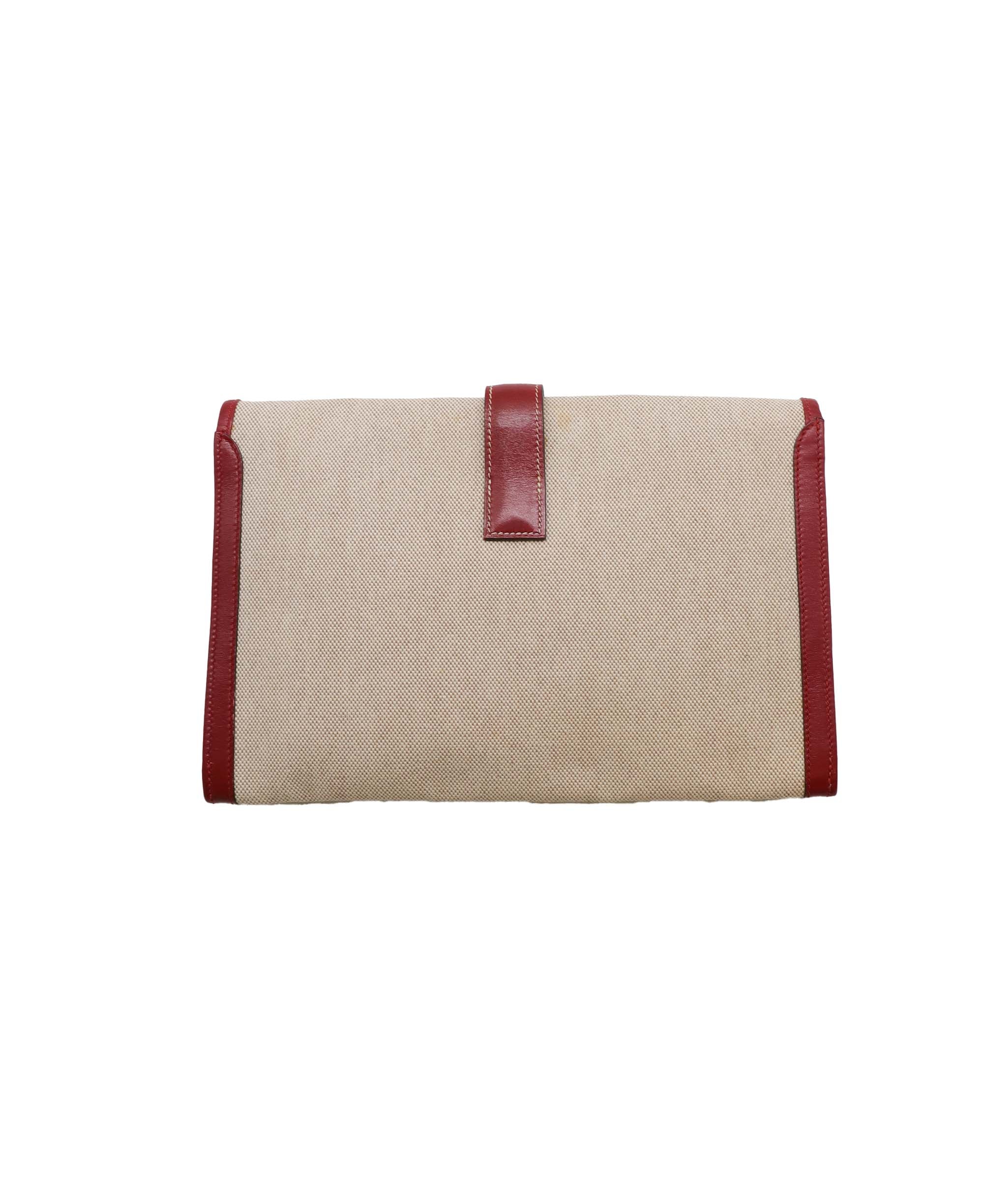 Hermes Jige Toile H Clutch Bag - DXBS1314