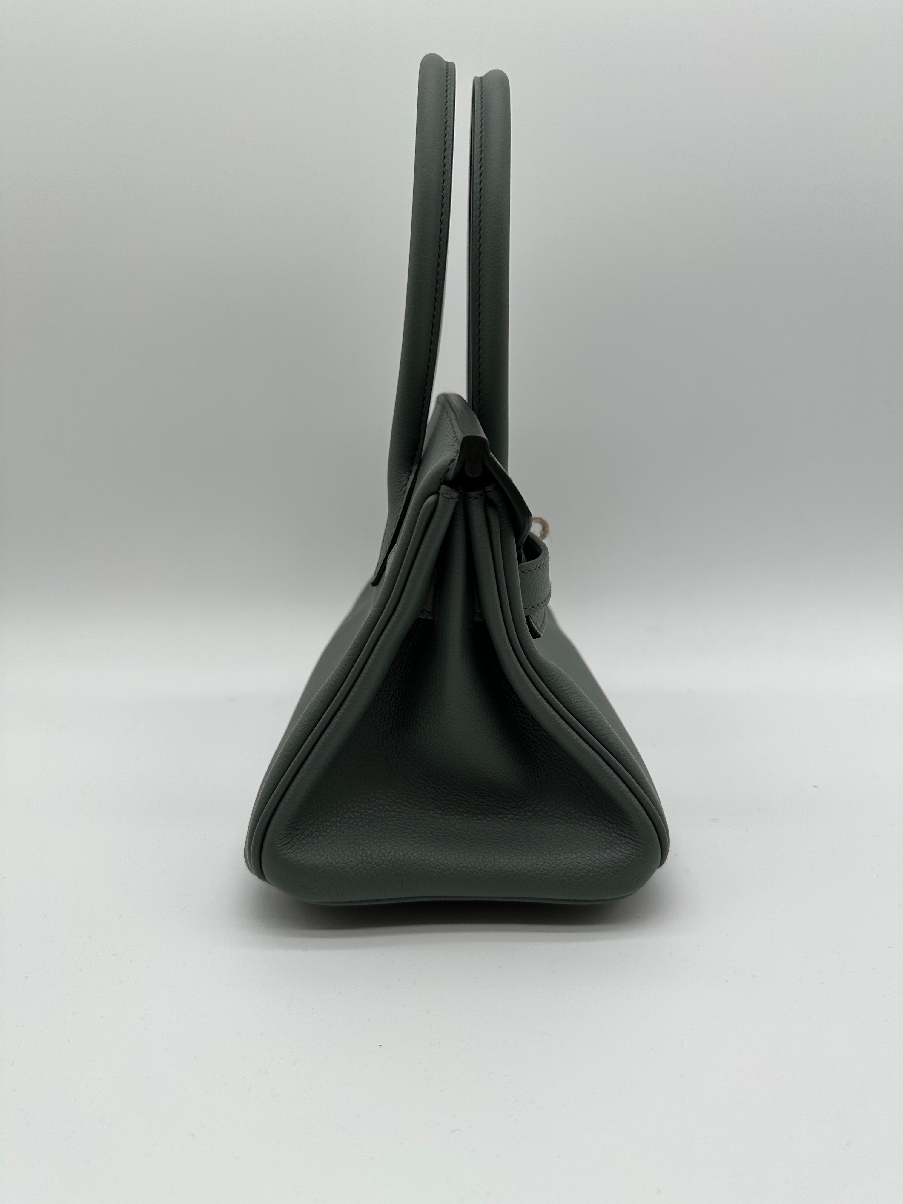 Hermès Birkin Shoulder Vert Amande Evercolor 29 Palladium Hardware