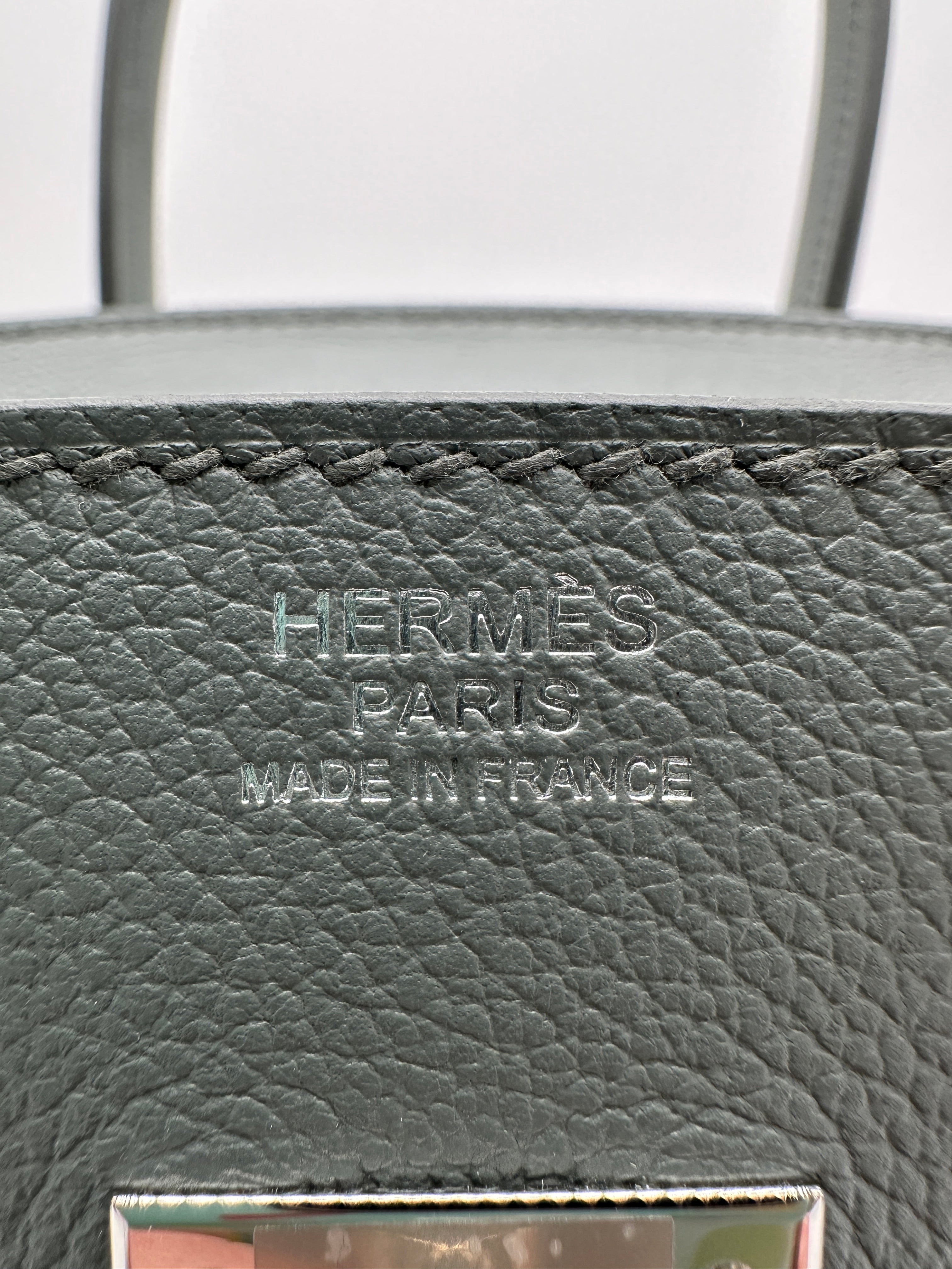 Hermès Birkin Shoulder Vert Amande Evercolor 29 Palladium Hardware
