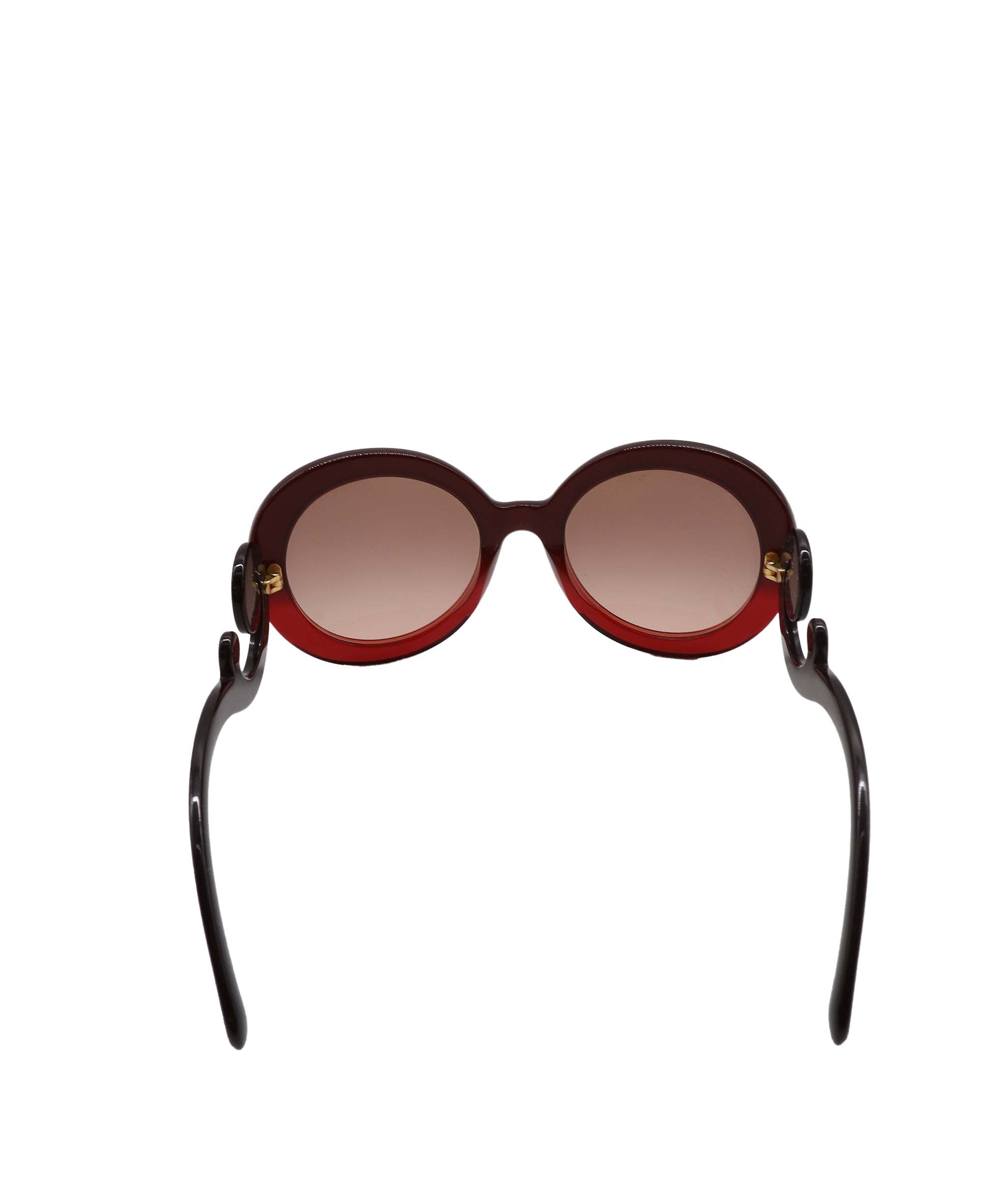 Prada Red Round Sunglasses AGC1941