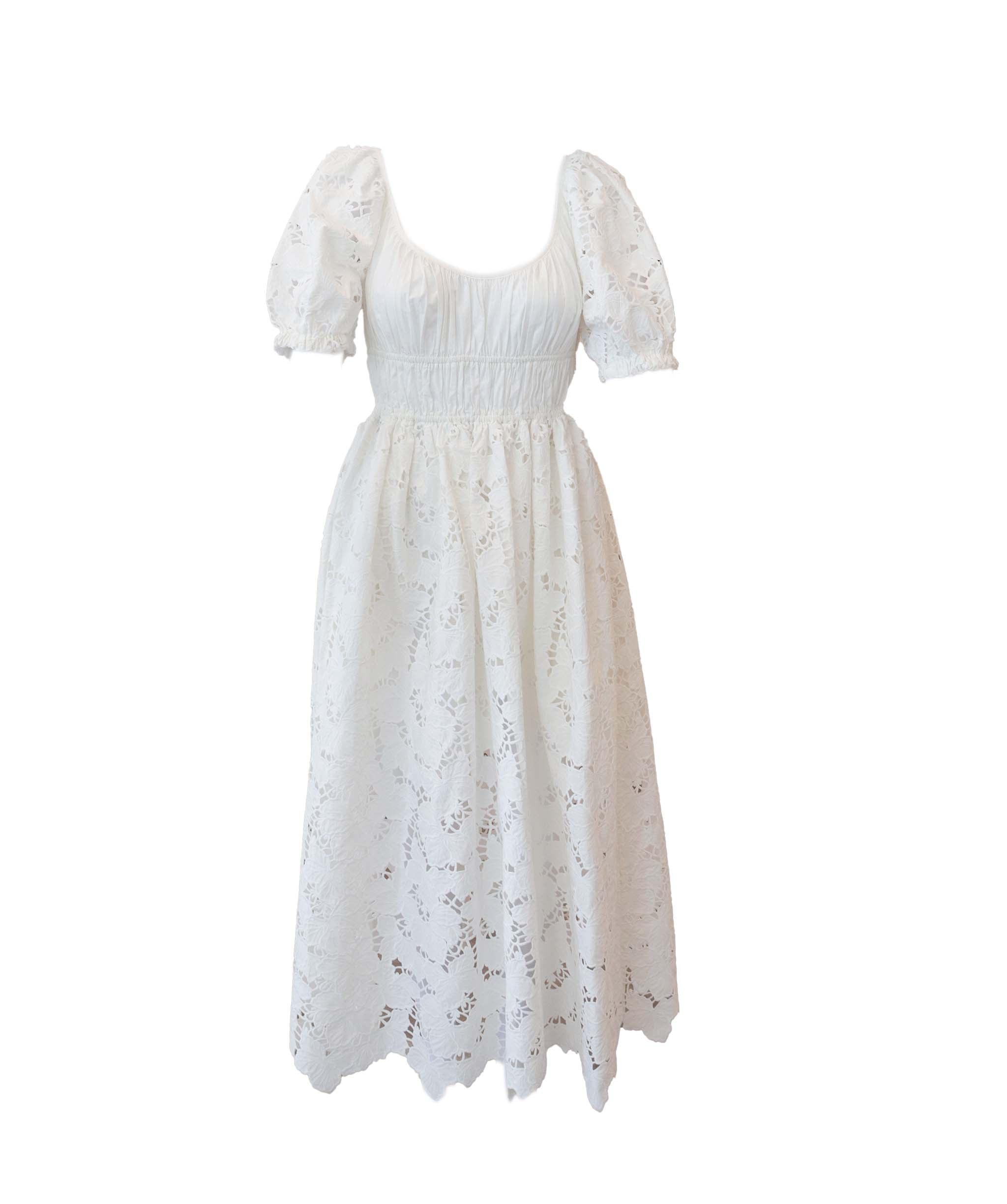 Self Portrait White Lace Dress UK 8 AGC1996