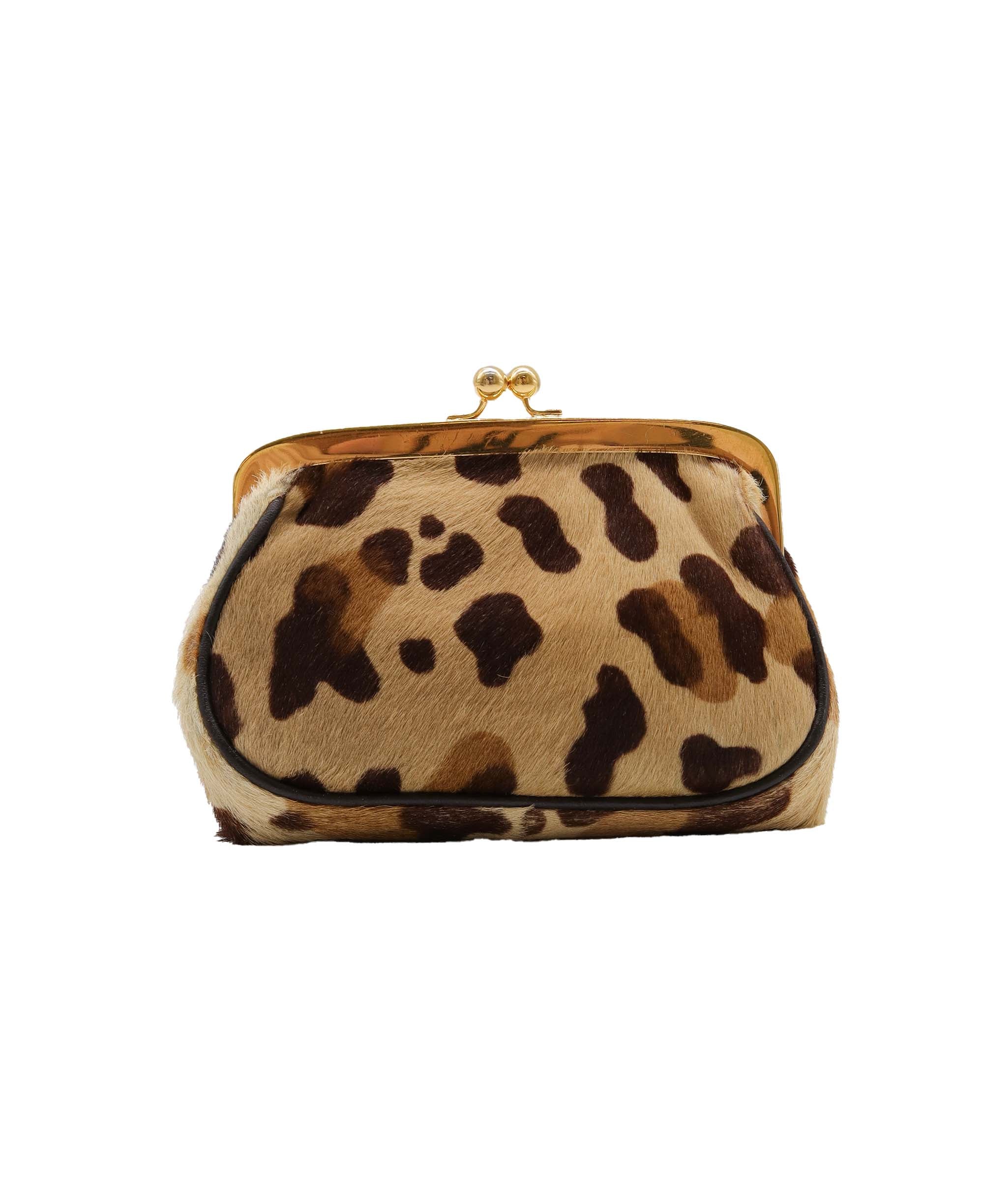 Prada Leopard Calf Hair Coin Purse  DXBS1273