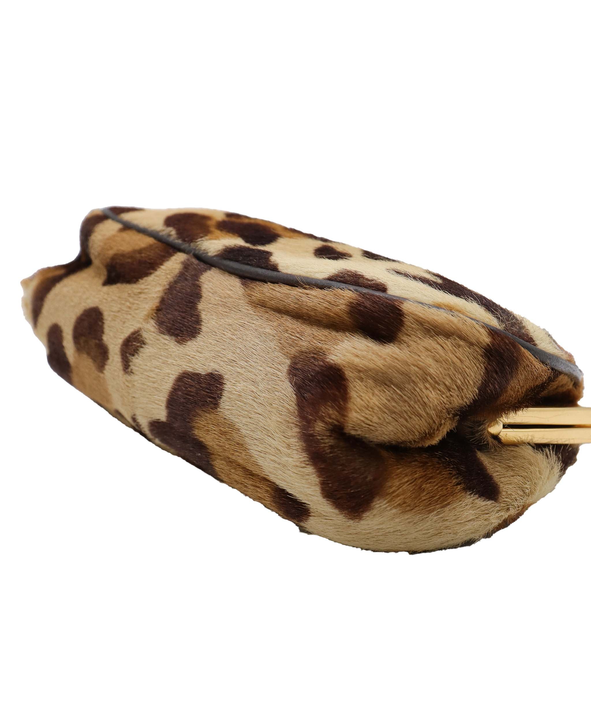 Prada Leopard Calf Hair Coin Purse  DXBS1273