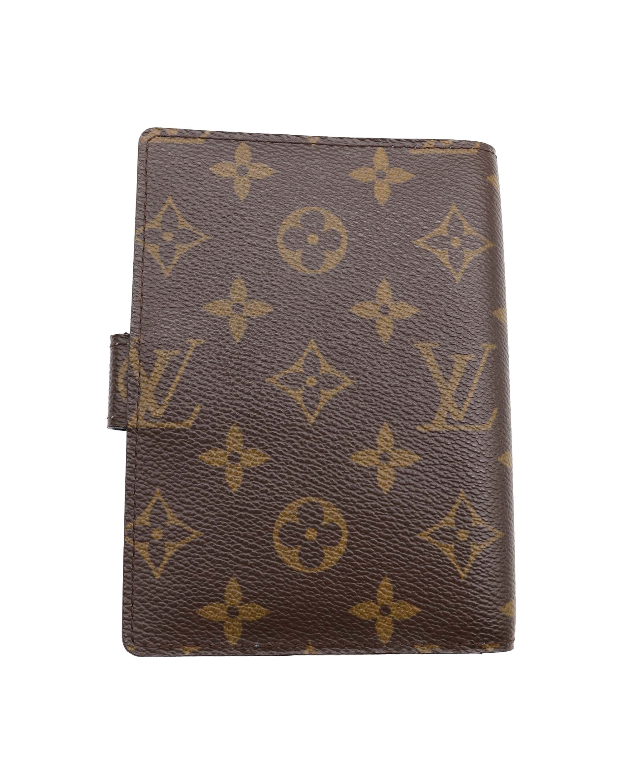 LOUIS VUITTON Monogram Agenda Koala PM Day Cover Blue R21014 LV Auth 84989 DXBV0081