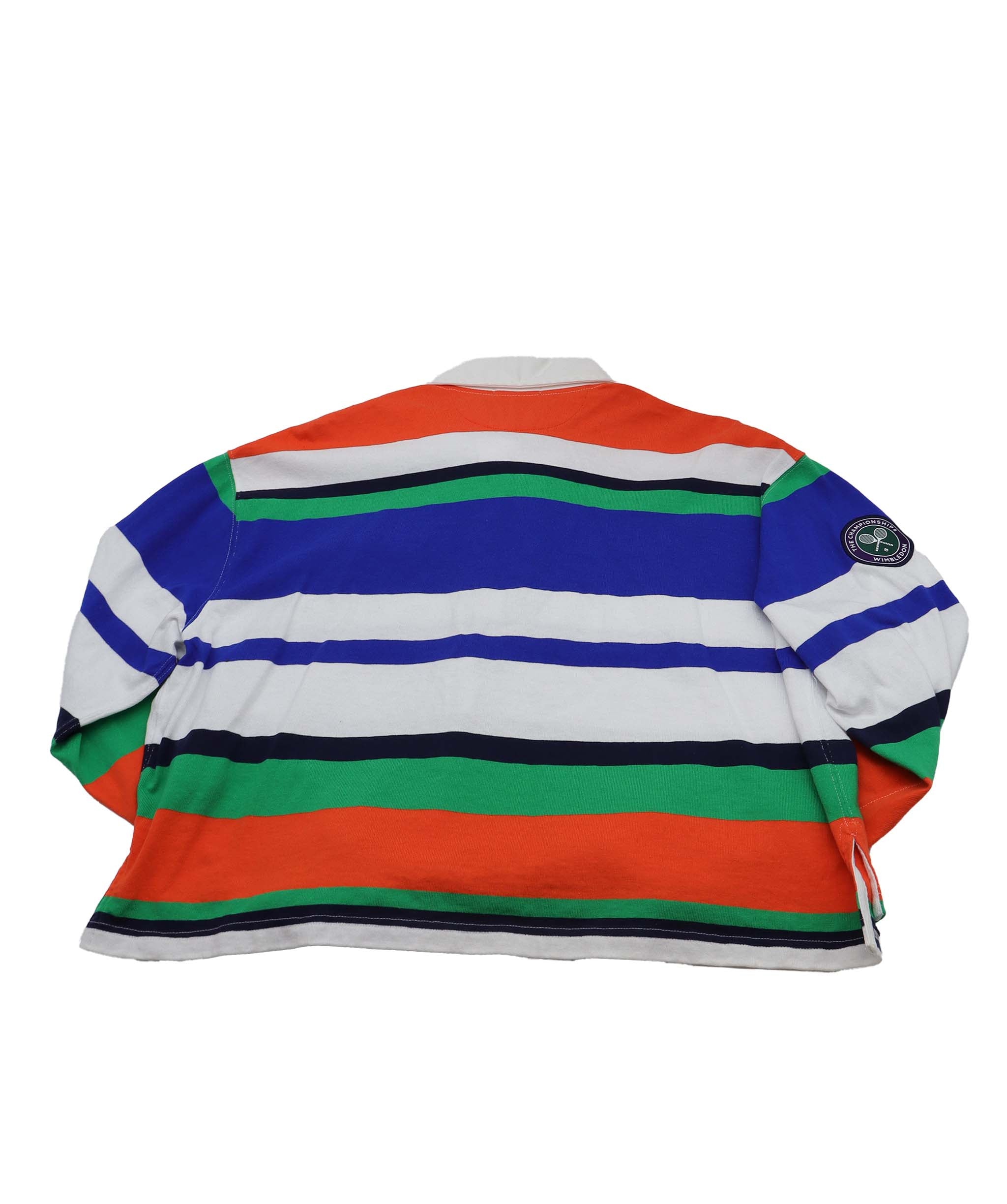 Polo Ralph Lauren Stripe Collar Sweatshirt Size Small AGC1997