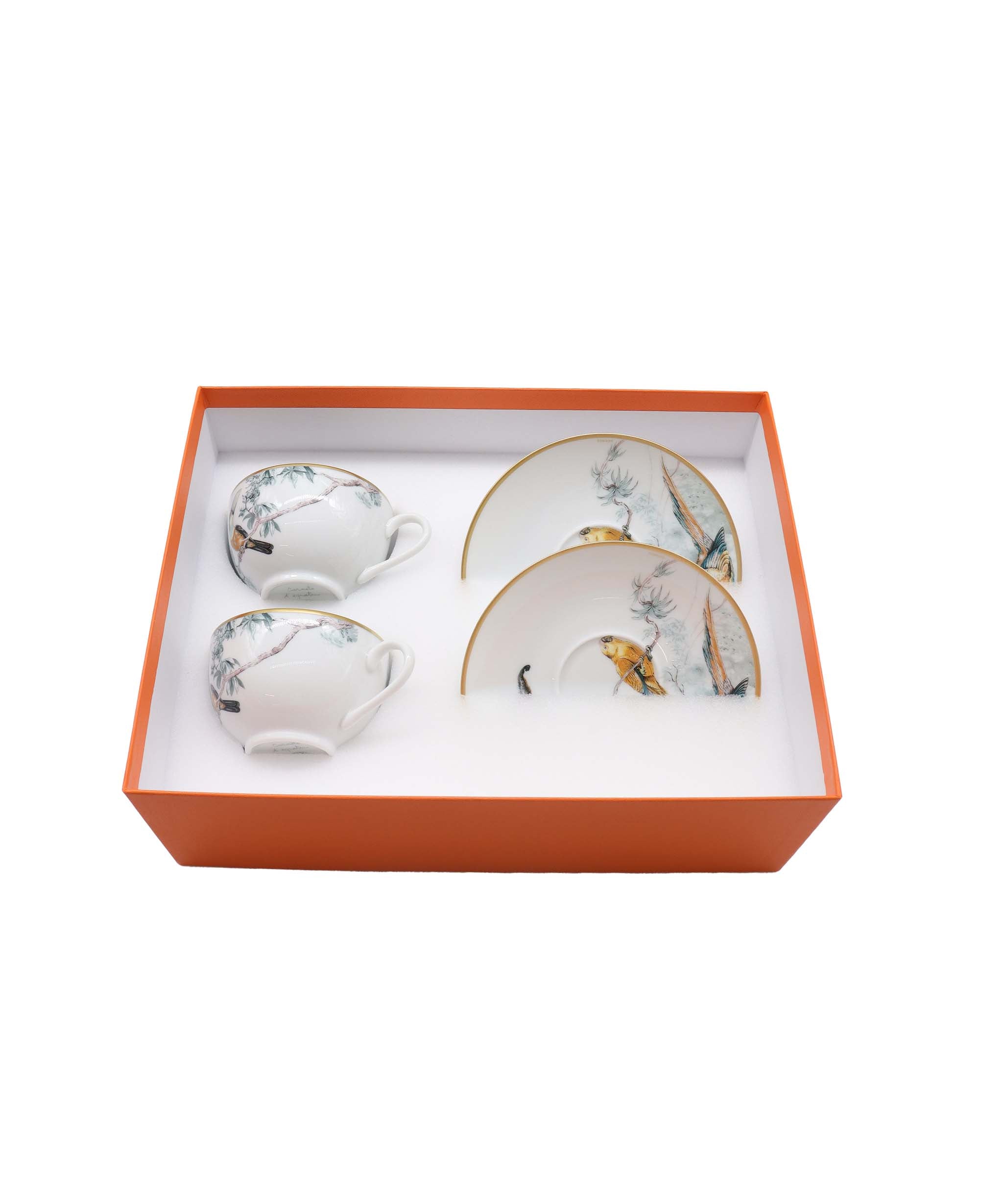 Hermes Carnets d’Equateur tea cup and saucer Set - DXBS1488