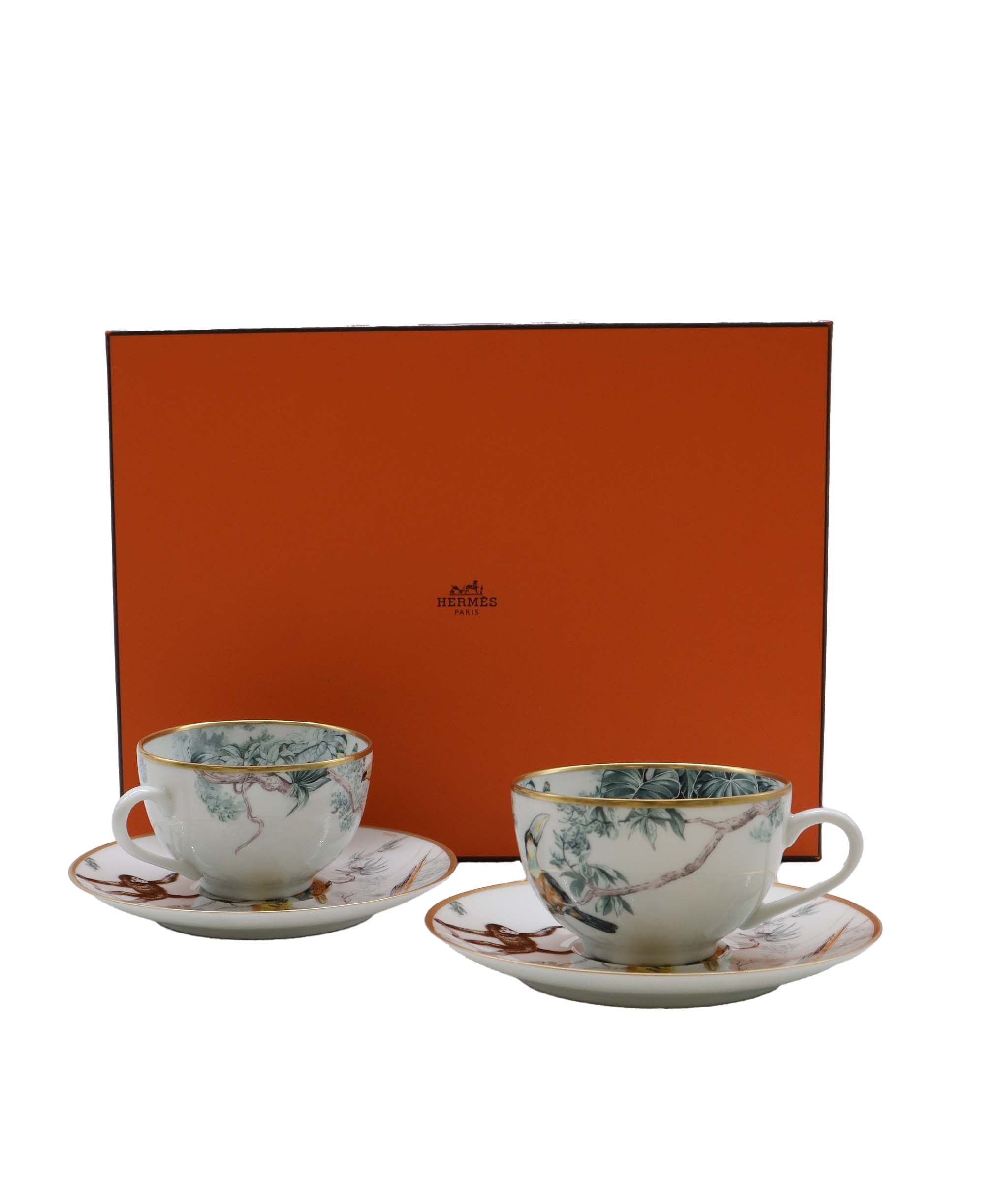 Hermes Carnets d’Equateur tea cup and saucer Set - DXBS1488