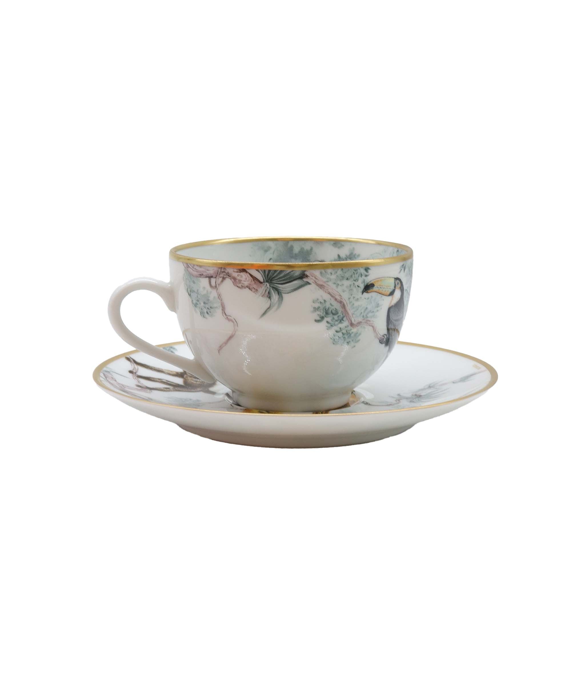 Hermes Carnets d’Equateur tea cup and saucer Set - DXBS1488