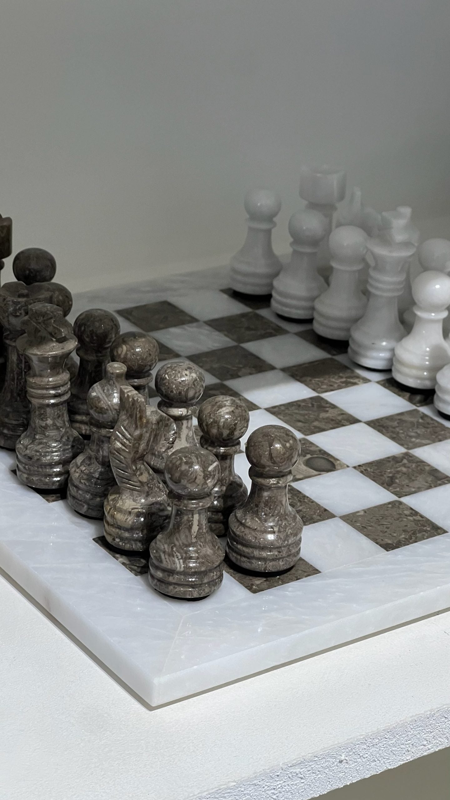 Small chess set White and Oceanic ASC5389