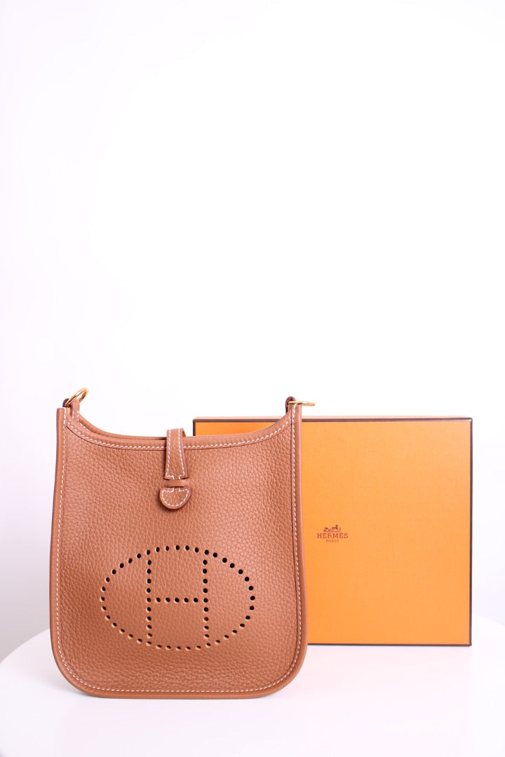 Hermes Mini Evelyn 16 Amazone bag Brown mini